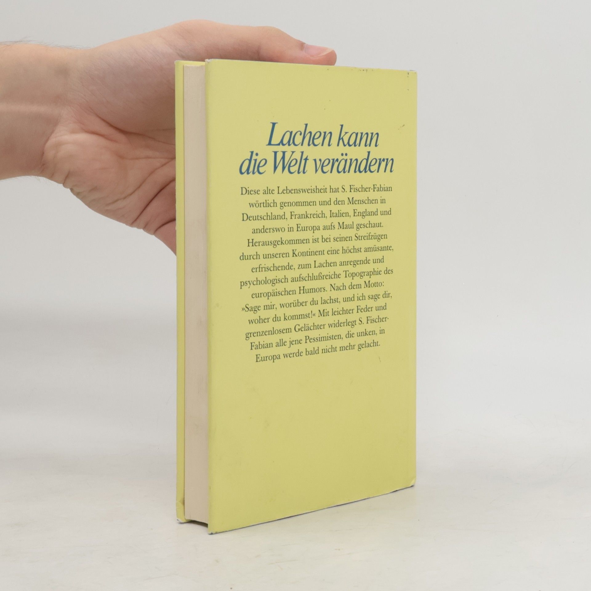 S. Fischer-Fabian Lachen ohne Grenzen