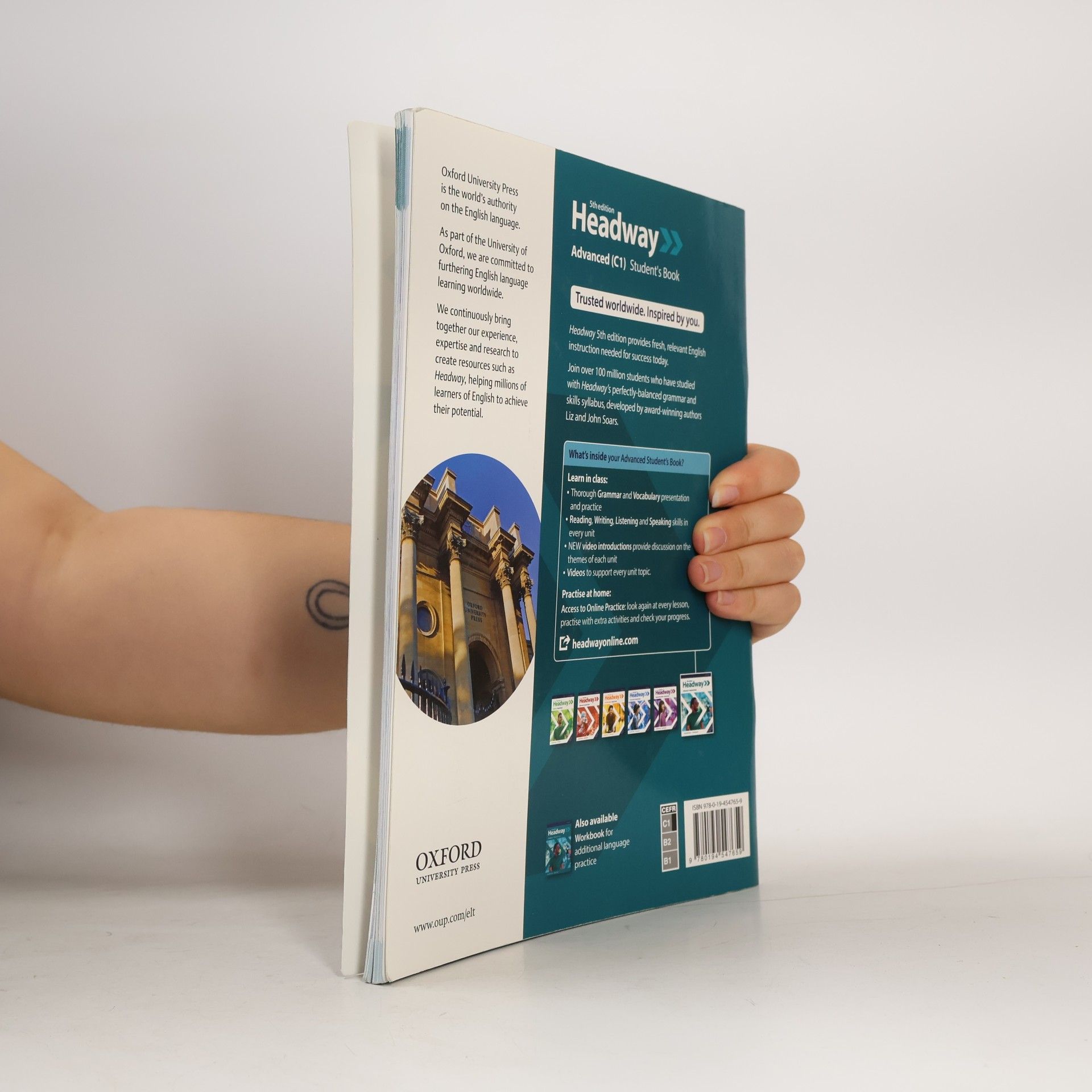 Liz Soars Headway. Advanced (C1) Student's book. Part A. Units 1-6