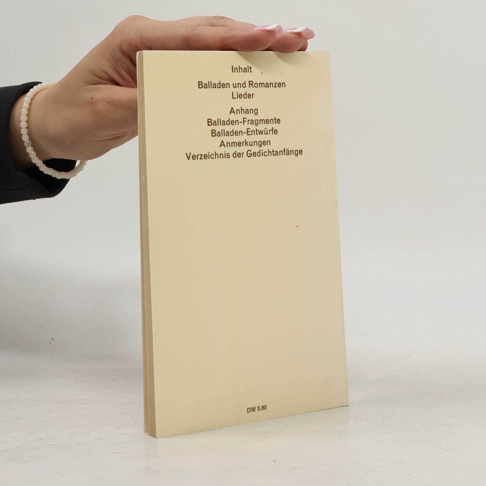 Friedrich Schiller Balladen Romanzen und Lieder