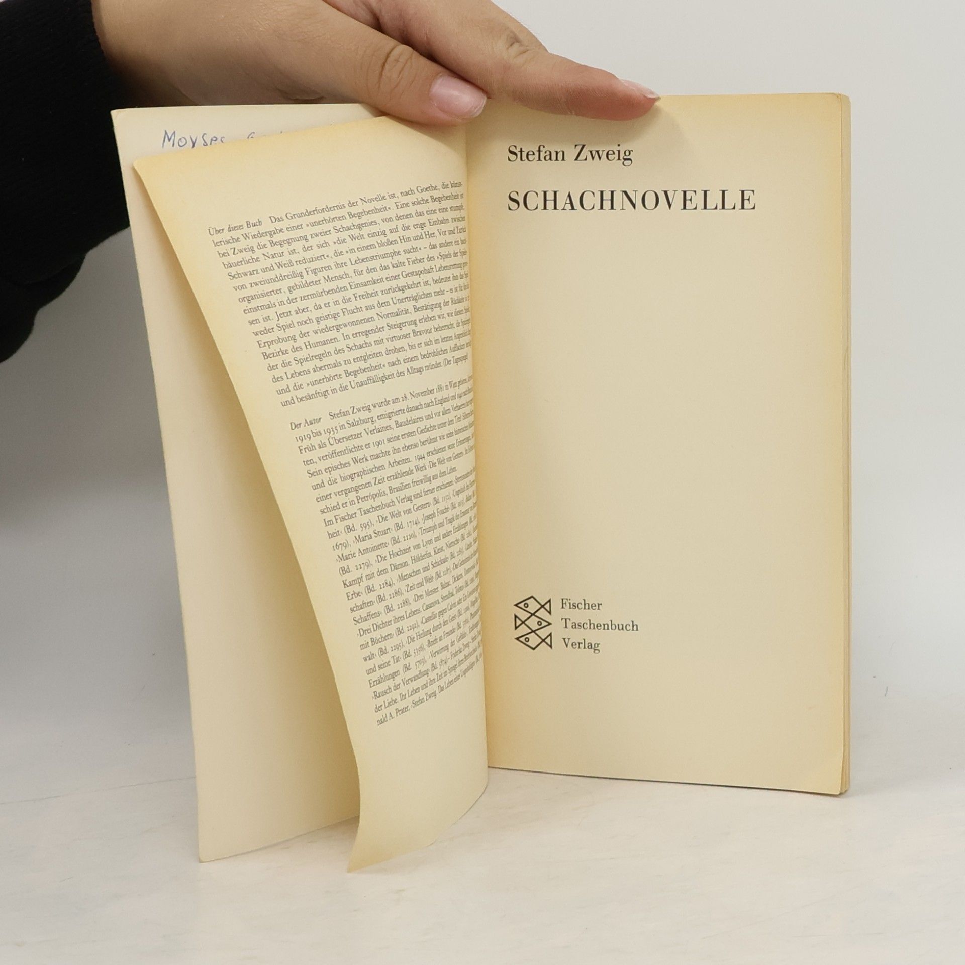Stefan Zweig Schachnovelle