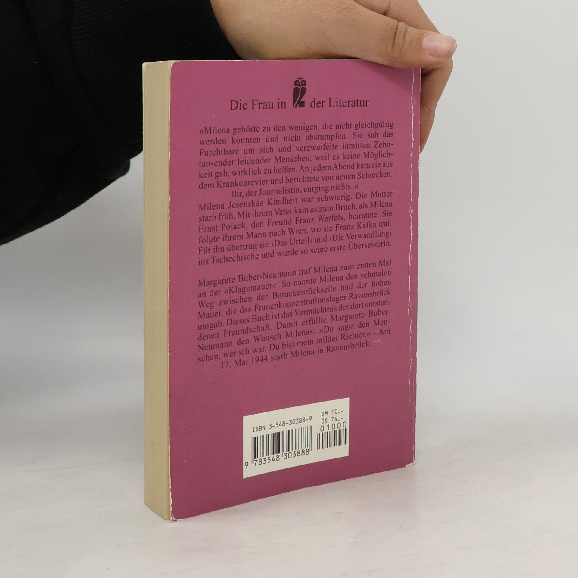 Margarete Buber-Neumann Die Frau in der Literatur: Milena