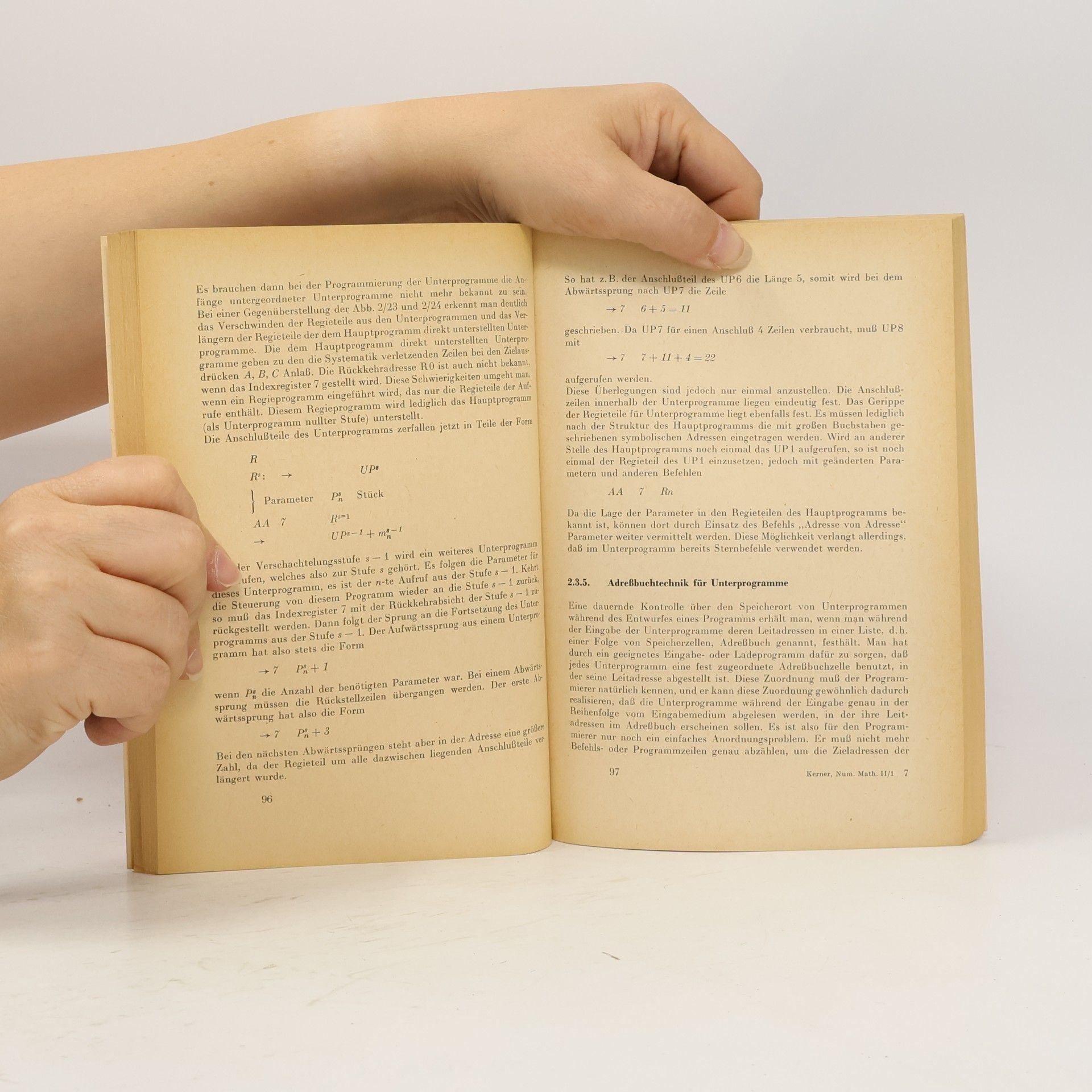 Immo Ottomar Kerner Numerische Mathematik und Rechentechnik Teil 2/1