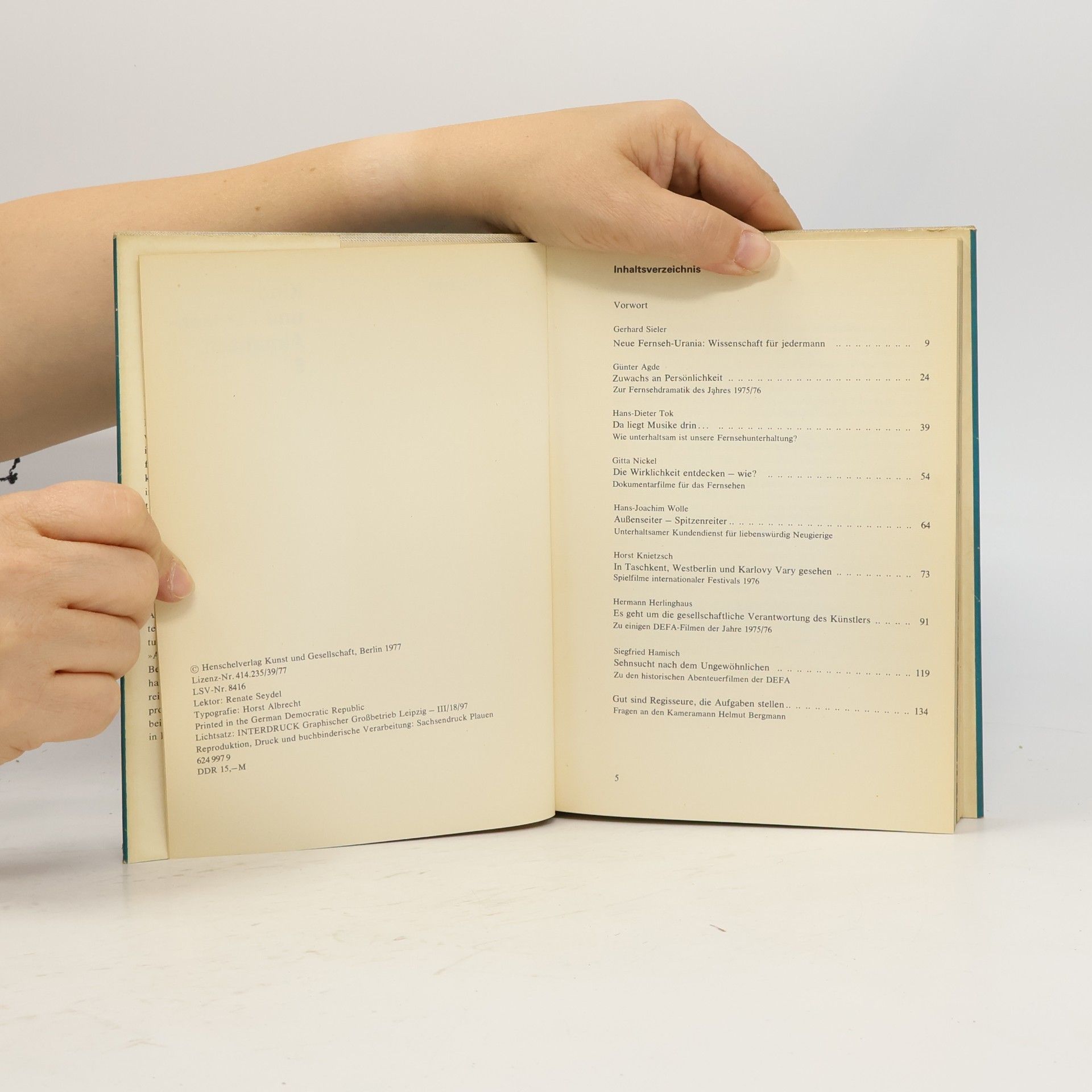 Horst Knietzsch Prisma Kino- und Fernseh-Almanach 8