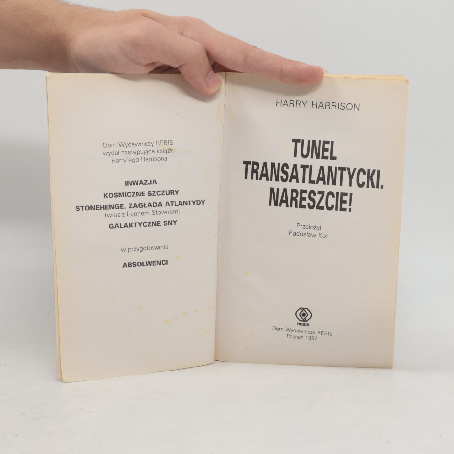 Harry Harrison Tunel transatlantycki. Nareszcie!