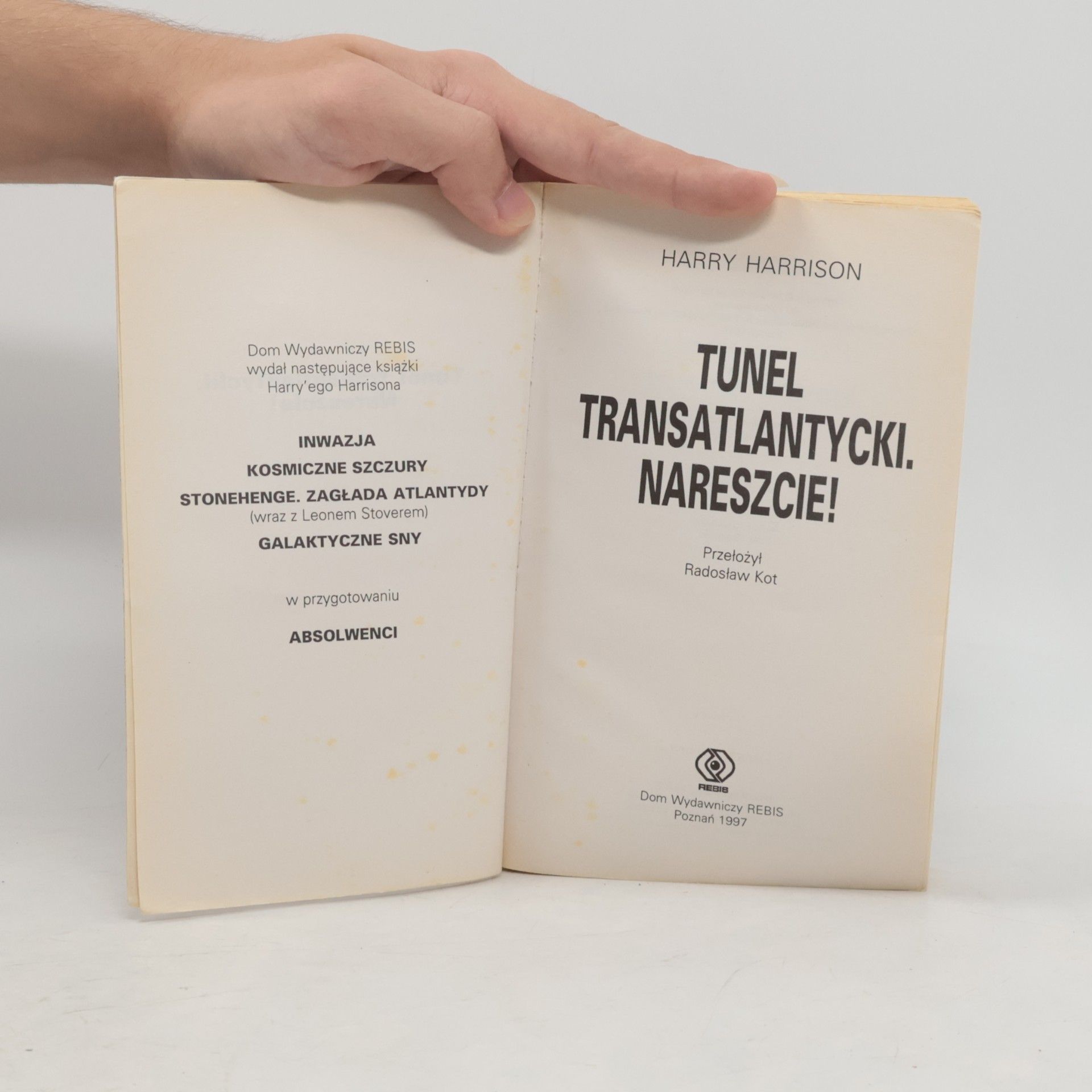 Harry Harrison Tunel transatlantycki. Nareszcie!