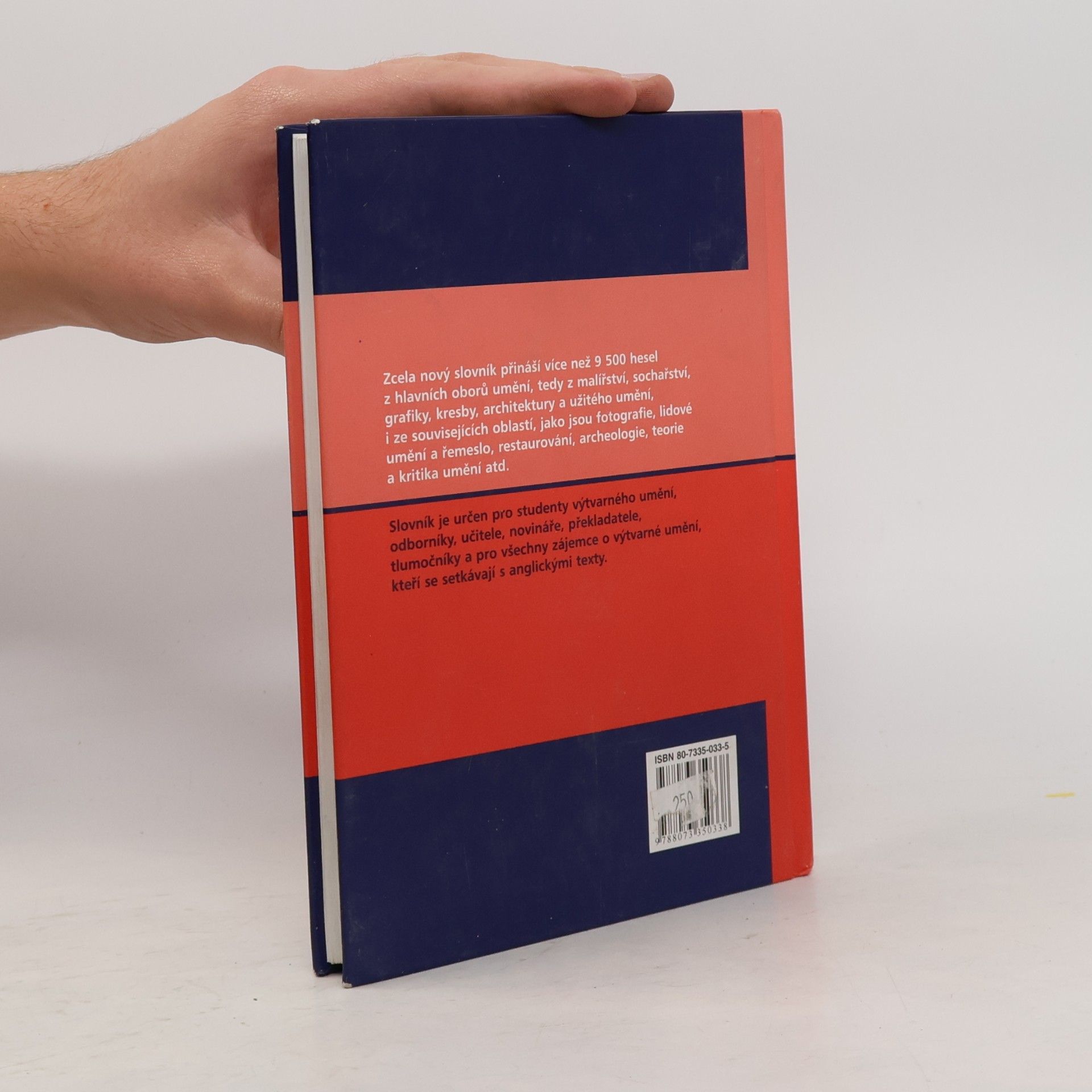 Jan Baleka Anglicko-český slovník výtvarného umění. English-Czech dictionary of art terms