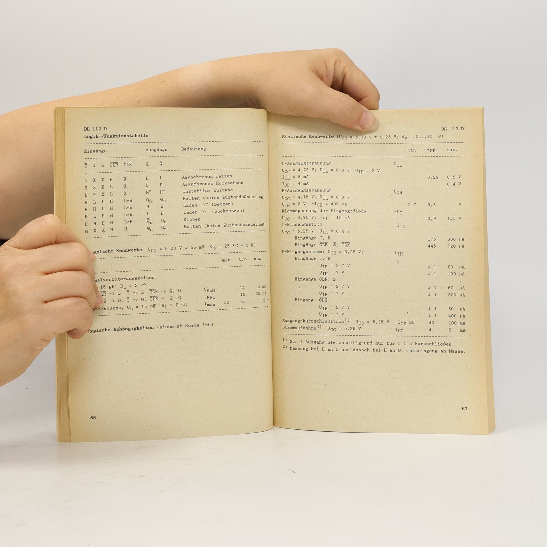 Klaus Schlenzig Mikro-Elektronik Datenbuch