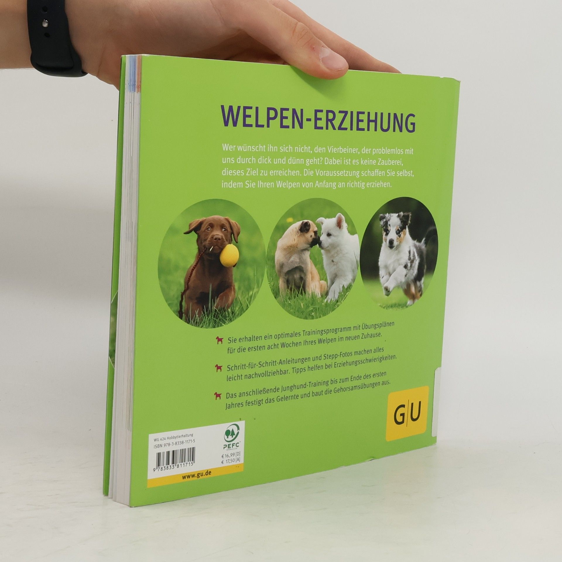 Katharina Schleg Kofler Welpen-Erziehung: Der 8-Wochen-Trainingsplan für Welpen. Plus Junghund-Training vom 5. bis 12. Monat