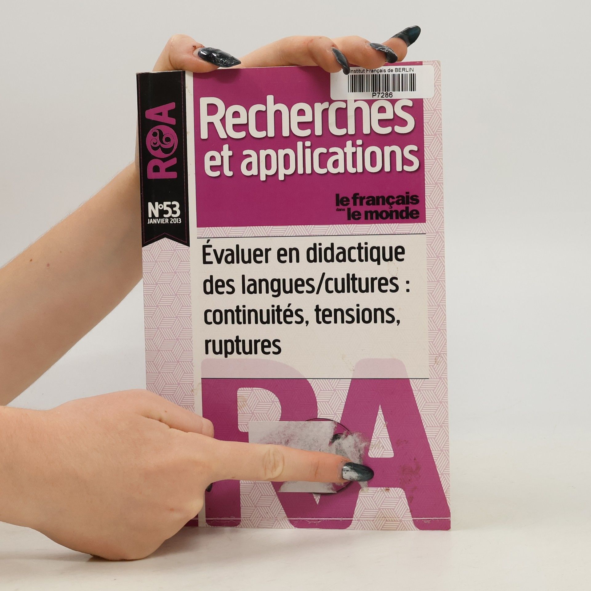 Emmanuelle Huver Recherches et applications - 53: Évaluer en didactique des langues/cultures : continuités, tensions, ruptures