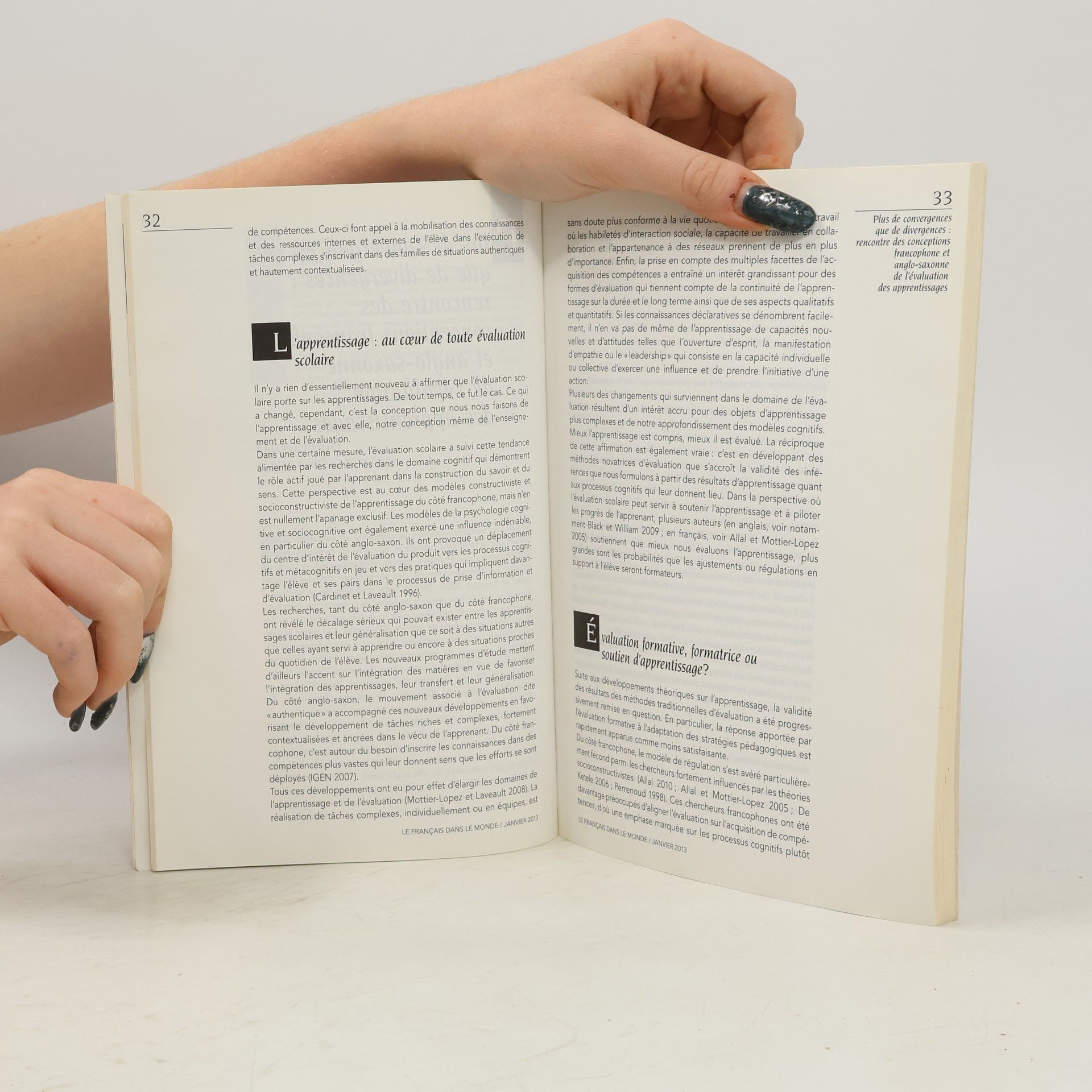 Emmanuelle Huver Recherches et applications - 53: Évaluer en didactique des langues/cultures : continuités, tensions, ruptures