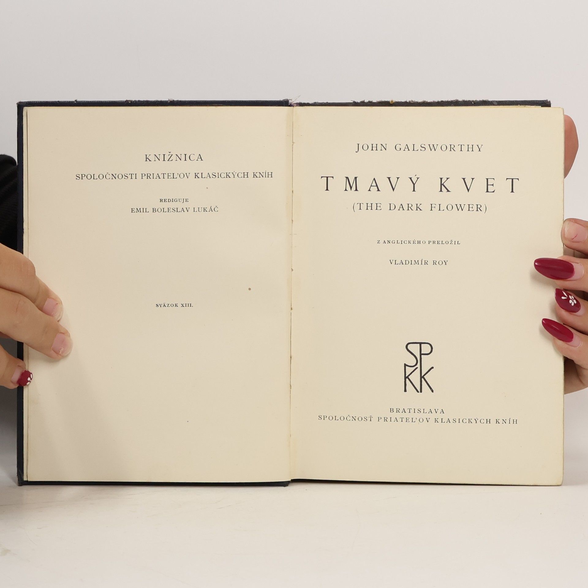 John Galsworthy Tmavý kvet