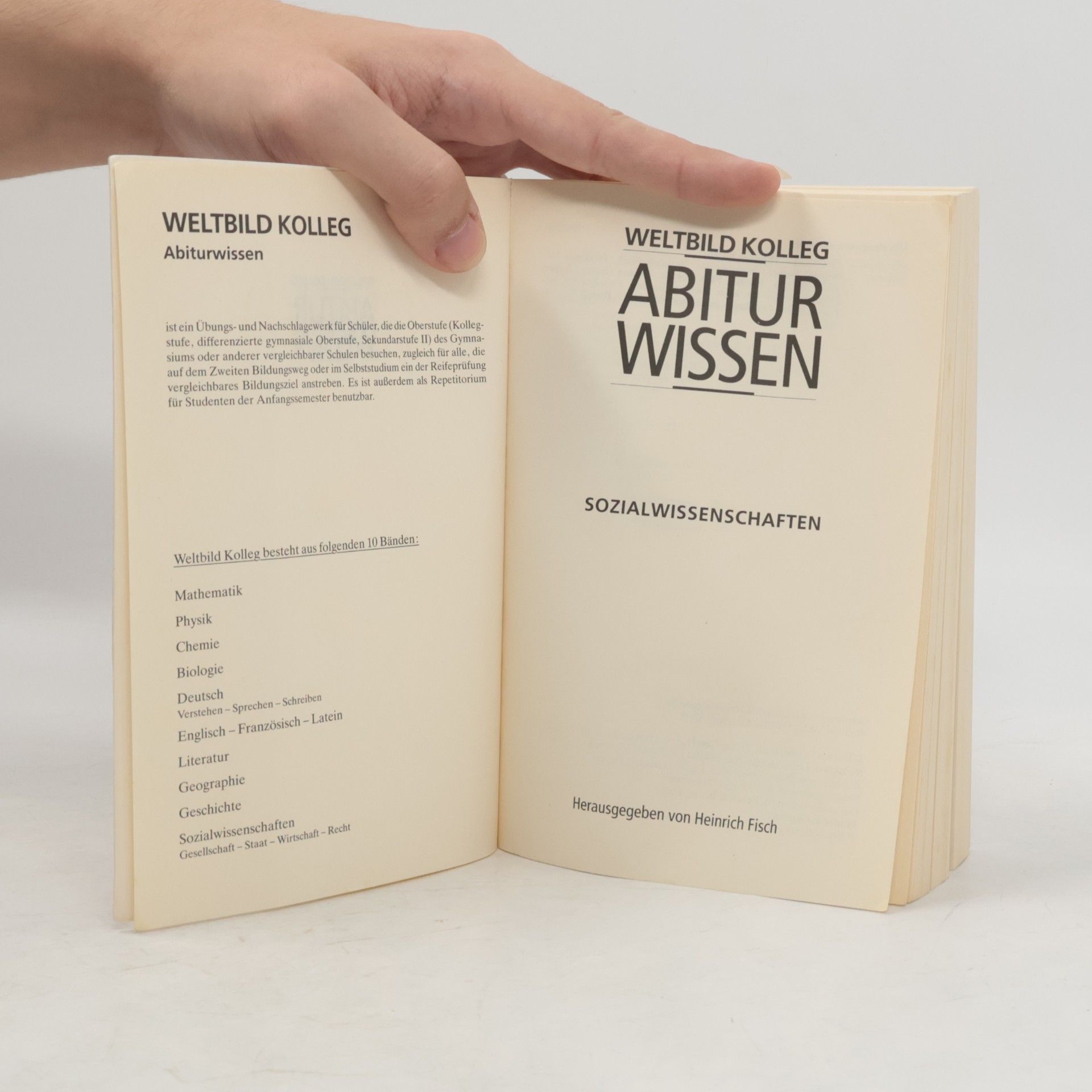 Heinrich Fisch Abitur Wissen. Sozialwissenschaften