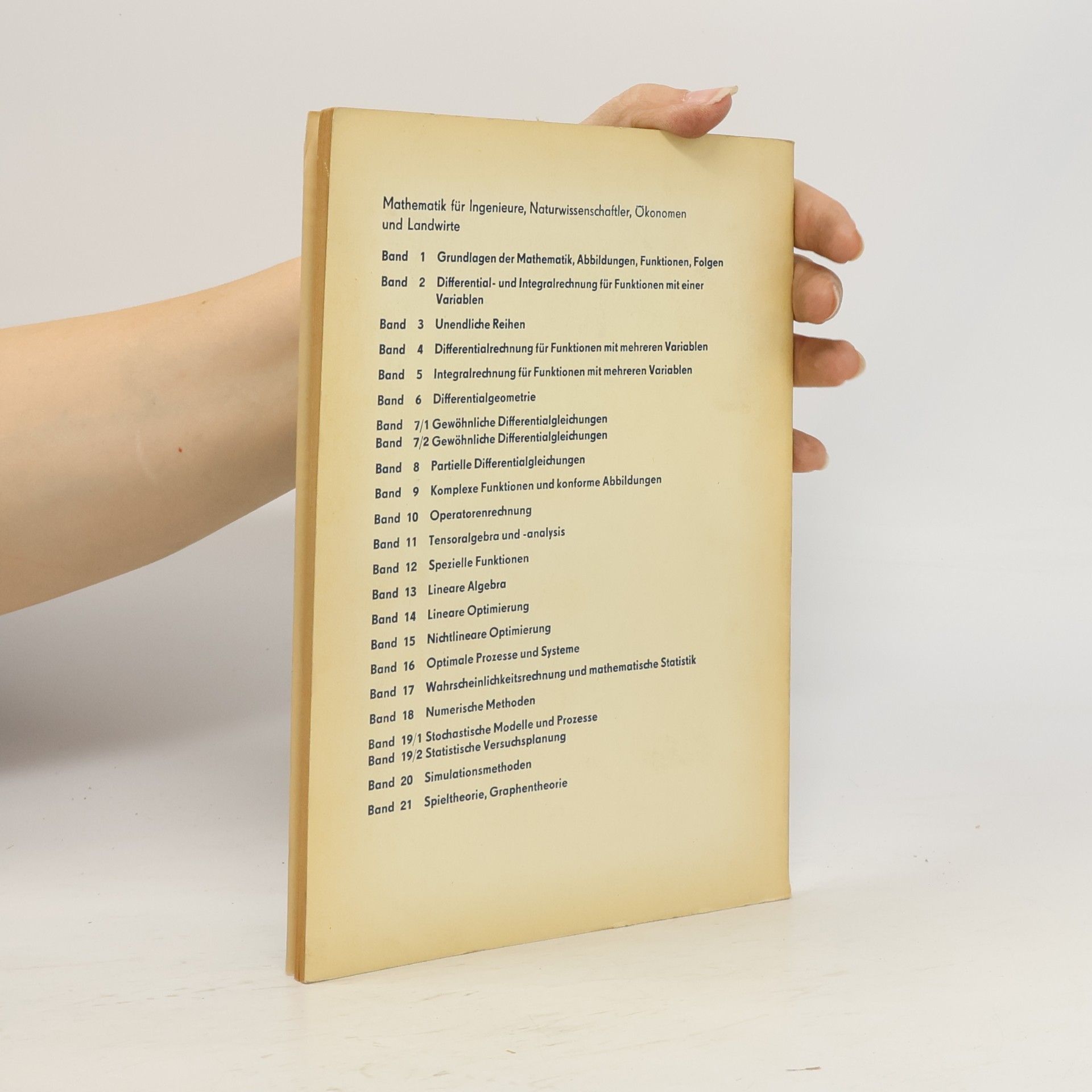 Wolf-Gert Matthäus Mathematik. Numerische Methoden 18