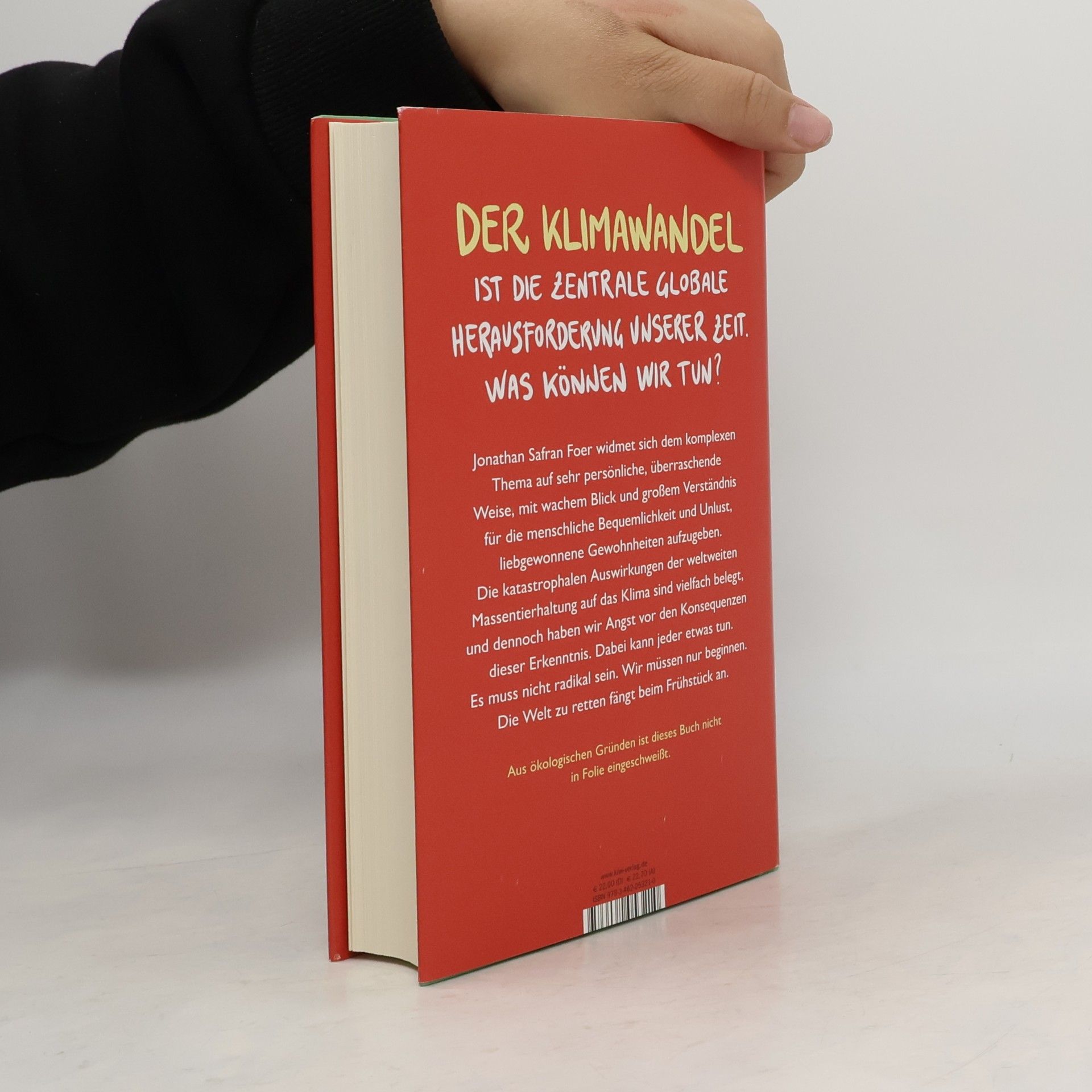 Jonathan Safran Foer Wir sind das Klima!