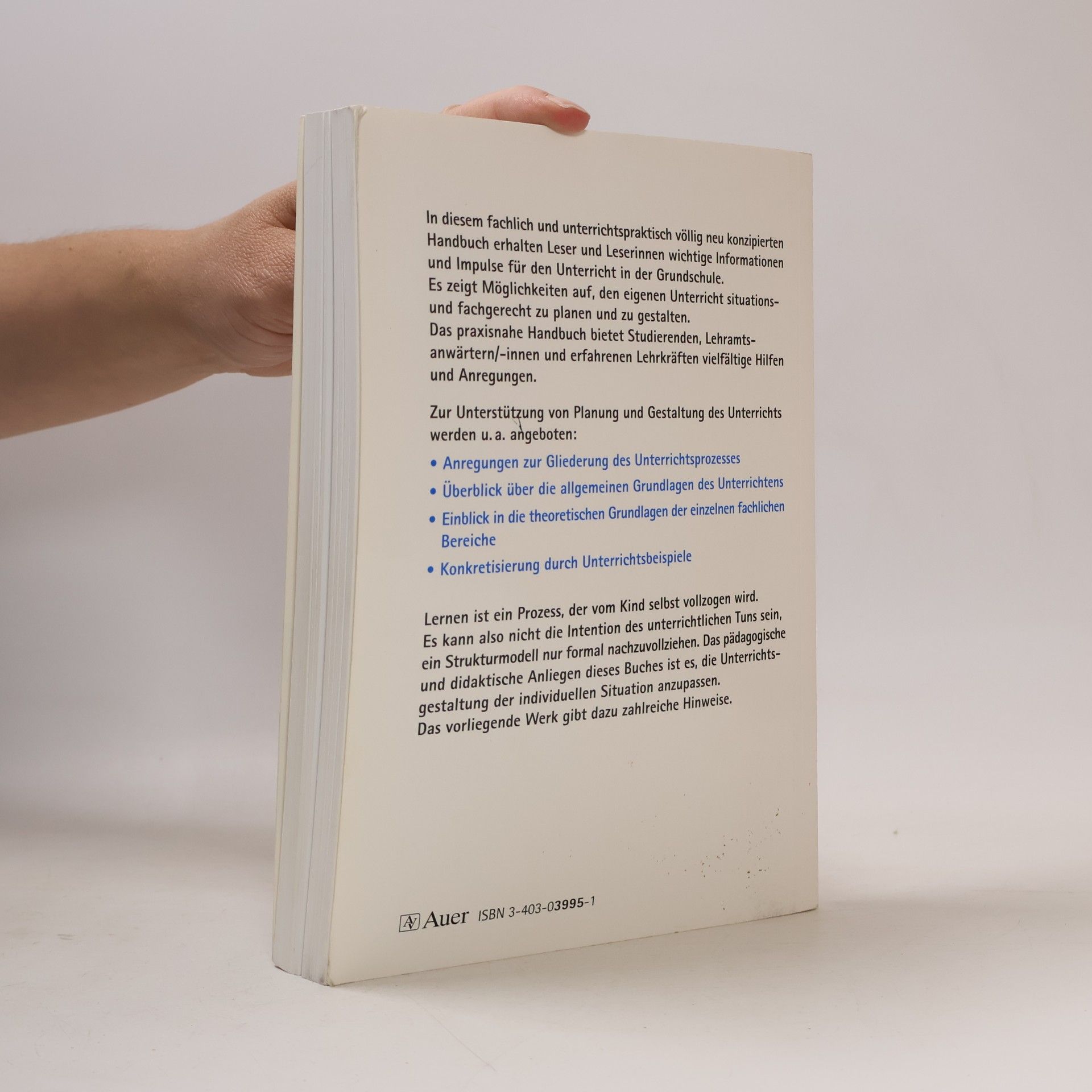 Rainer Maras Handbuch für die Unterrichtsgestaltung in der Grundschule