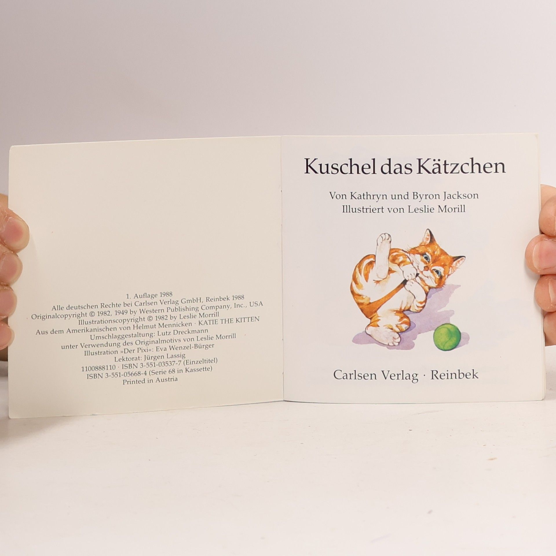 Kathryn Jackson Pixi Bücher - 537: Kuschel das Kätzchen