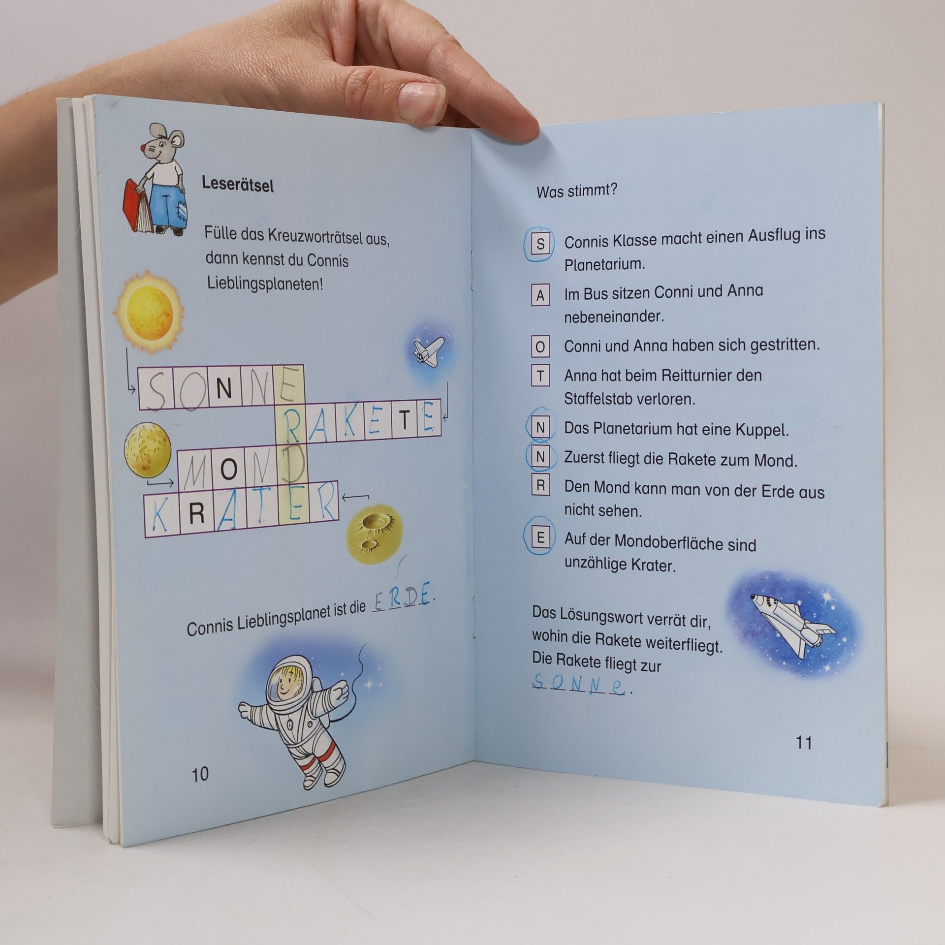 Julia Boehme Lesemaus - 3: Conni reist zu den Sternen. Lesestufe 3