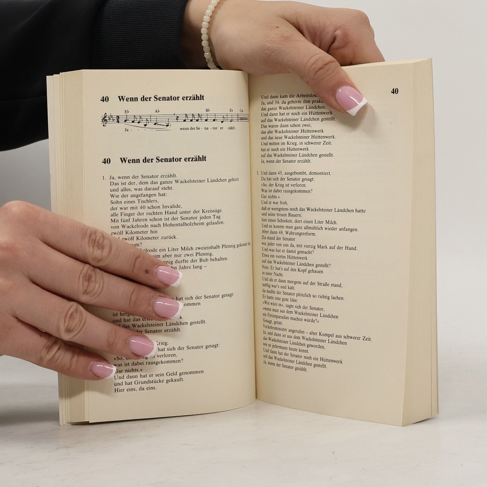 Franz Josef Degenhardt Kommt an den Tisch unter Pflaumenbäumen