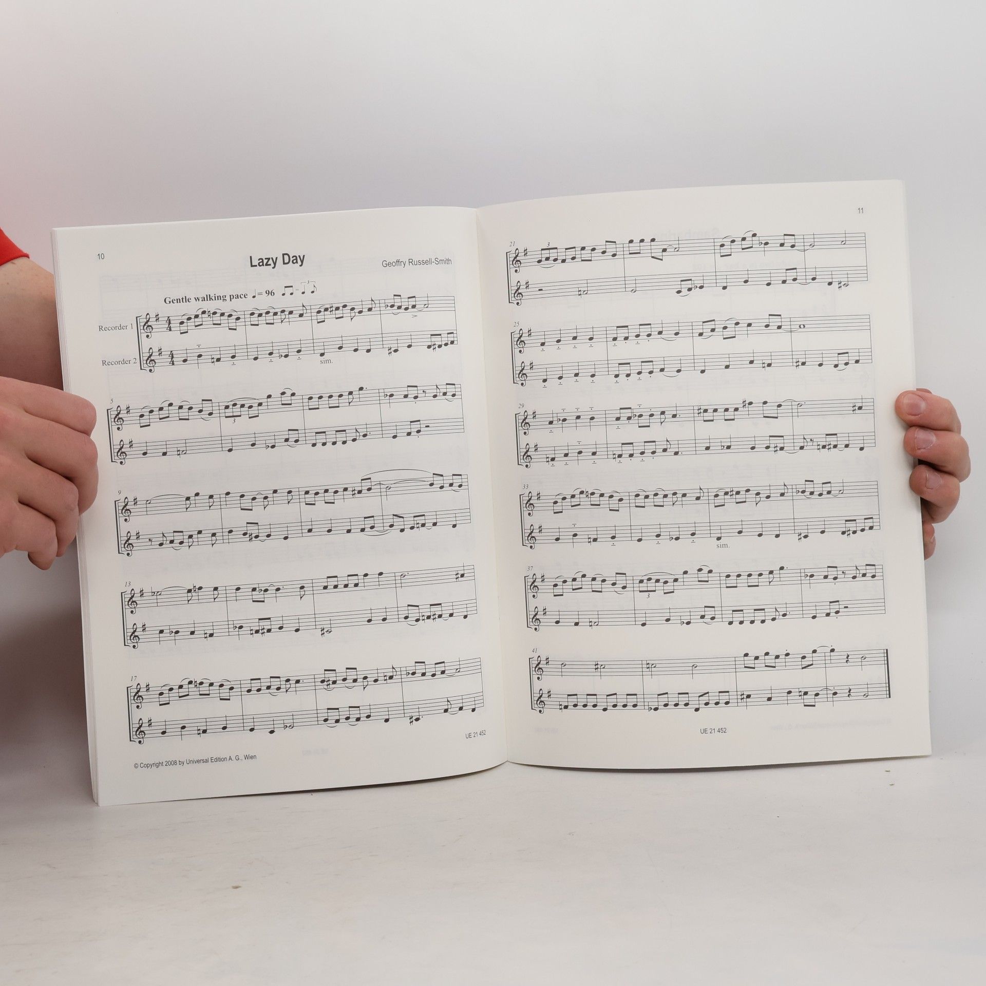 Geoffry Russell-Smith Easy Blue Recorder Duets