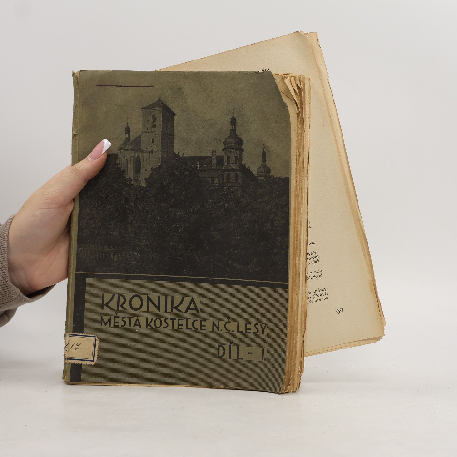 Frant. Šimáček Kronika. Města Kostelce N.Č. Lesy