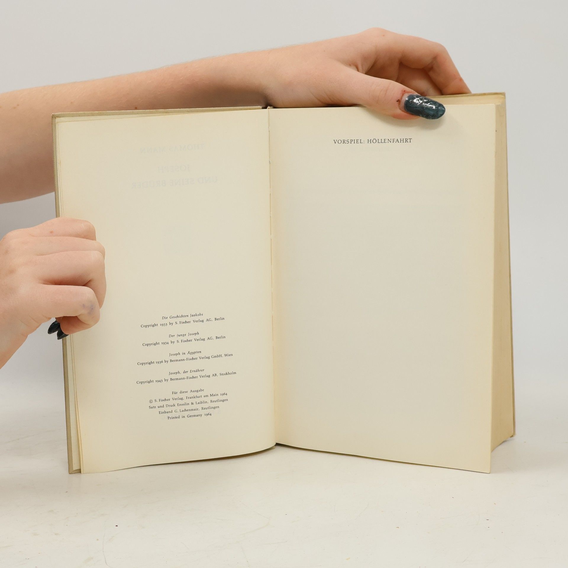 Thomas Mann Joseph und seine Brüder
