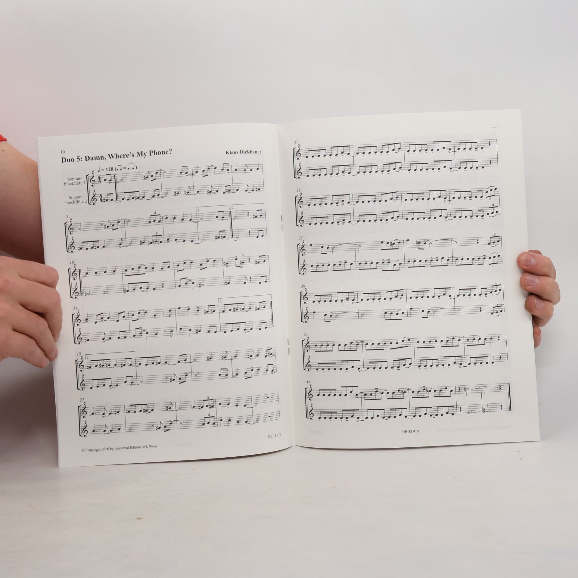 Klaus Dickbauer 12 Recorder Duets