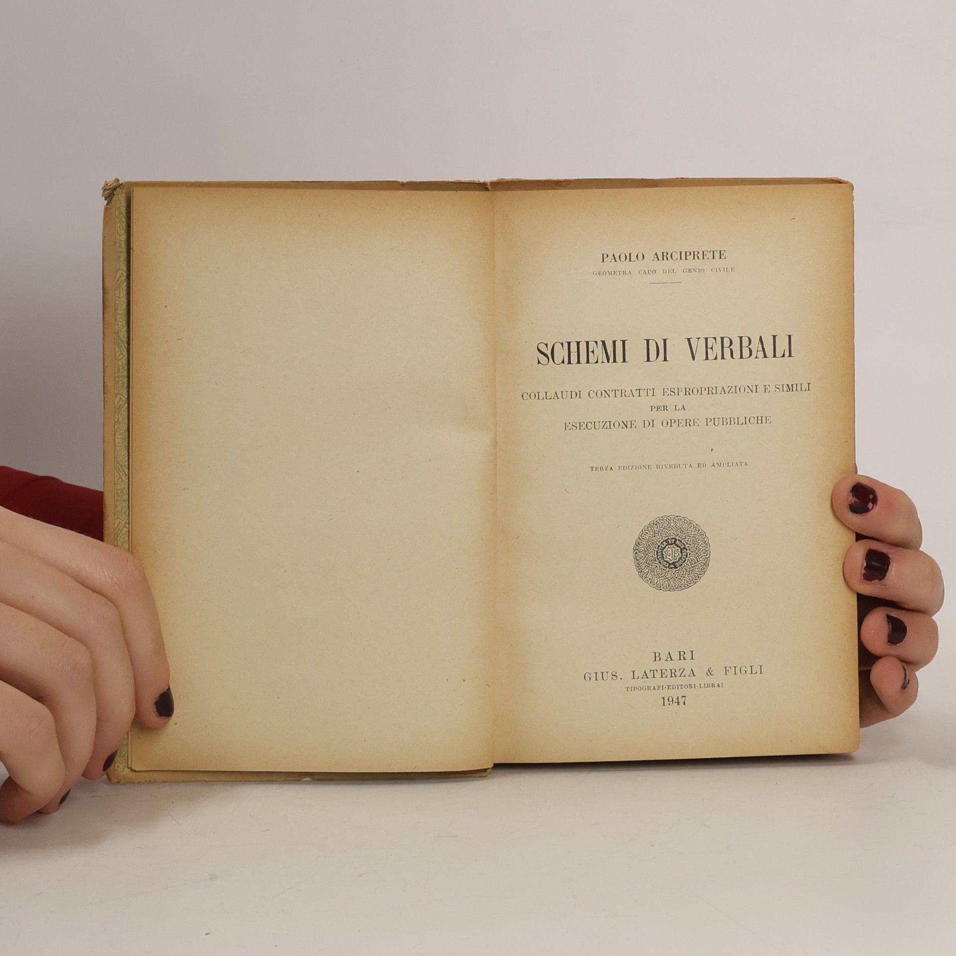 Paolo Arciprete Schemi di Verbali