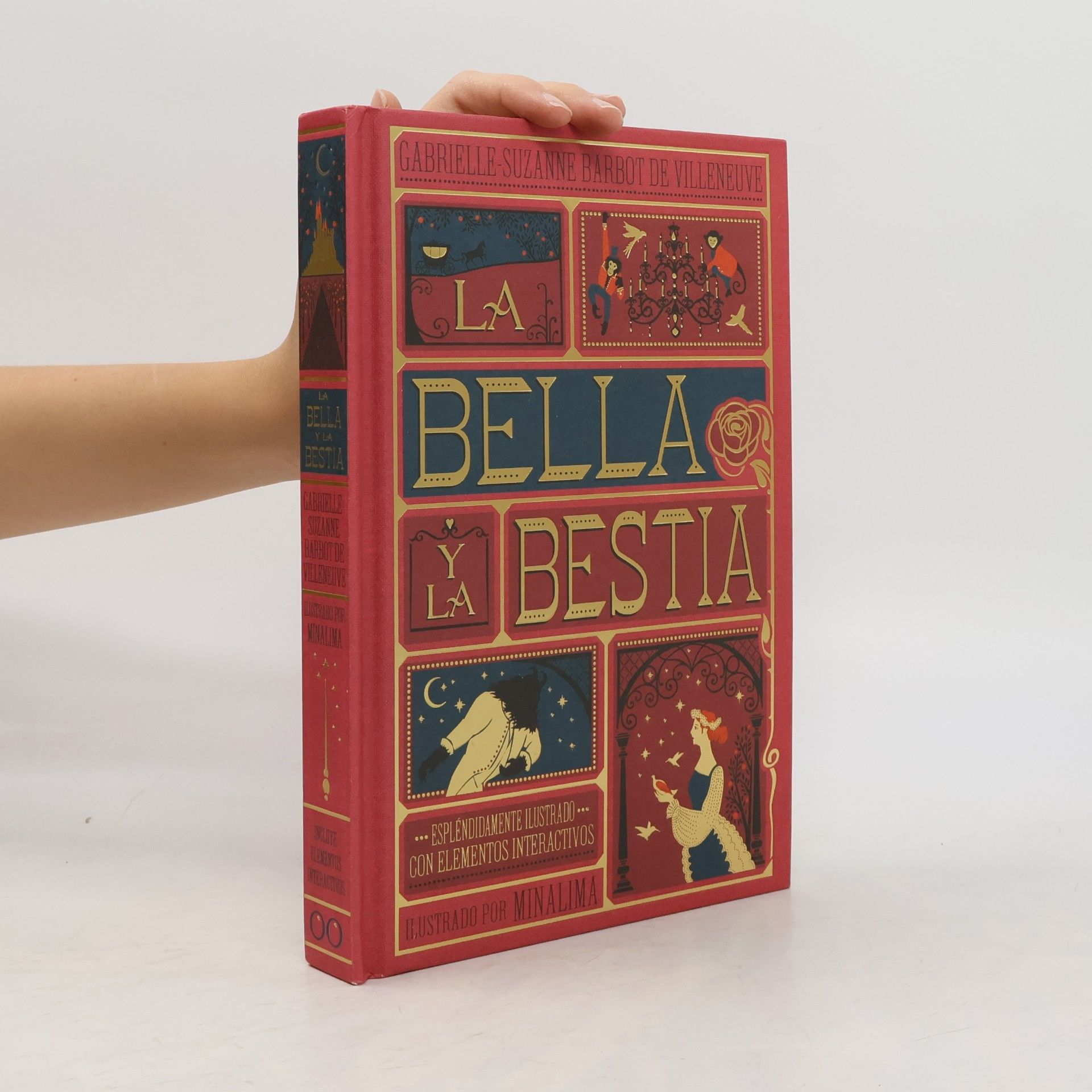 Miguel Ángel Frontán Clásicos ilustrados de MinaLima: La Bella y la Bestia espléndidamente ilustrado con elementos interactivos
