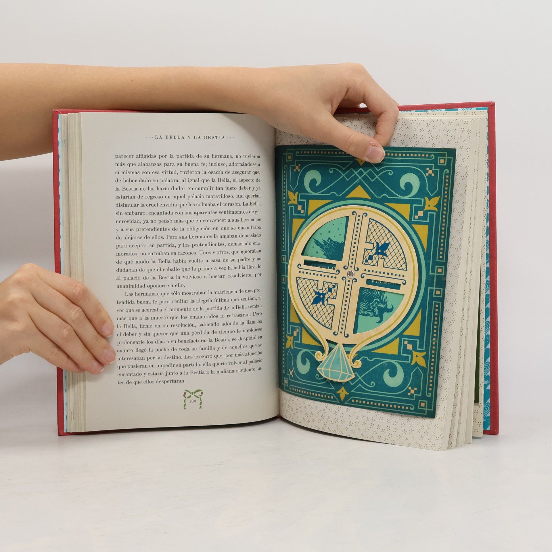 Gabrielle-Suzanne Barbot de Villeneuve Clásicos ilustrados de MinaLima: La Bella y la Bestia espléndidamente ilustrado con elementos interactivos