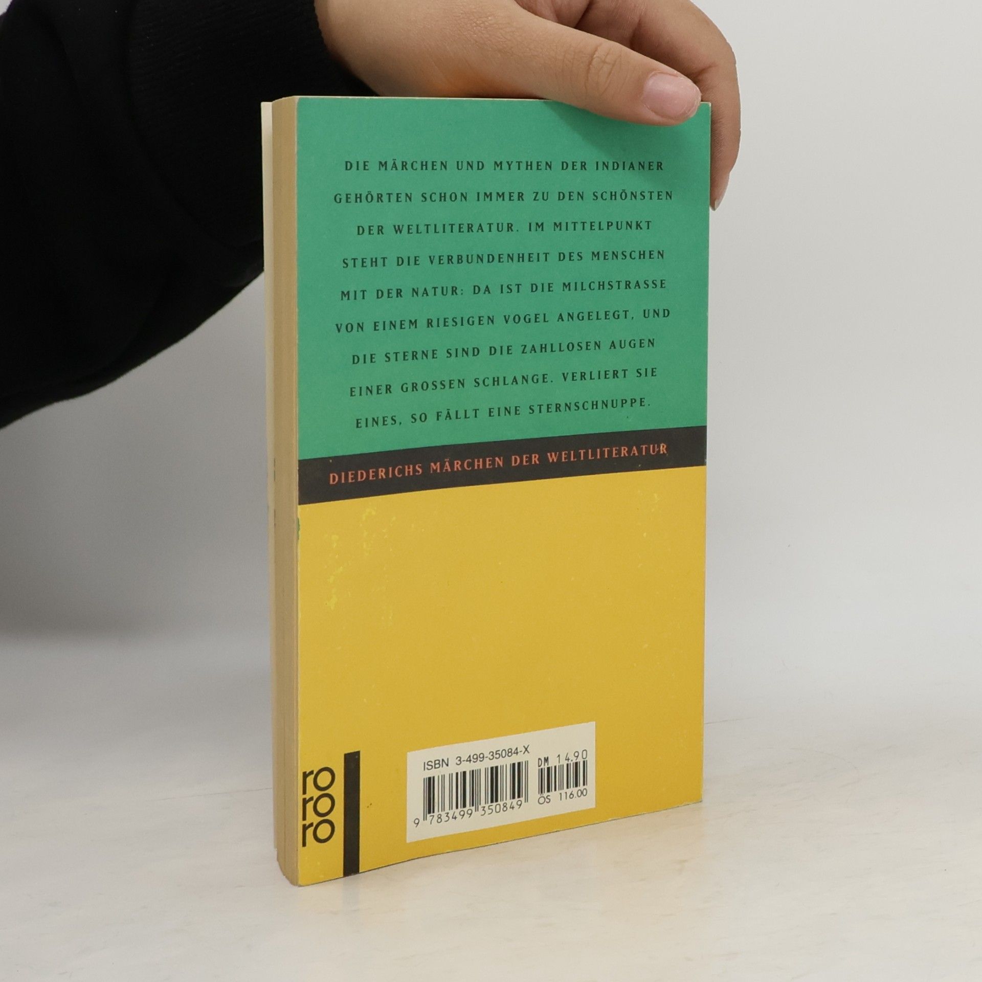 Felix Karlinger Diederichs Märchen der Weltliteratur: Märchen der südamerikanischen Indianer