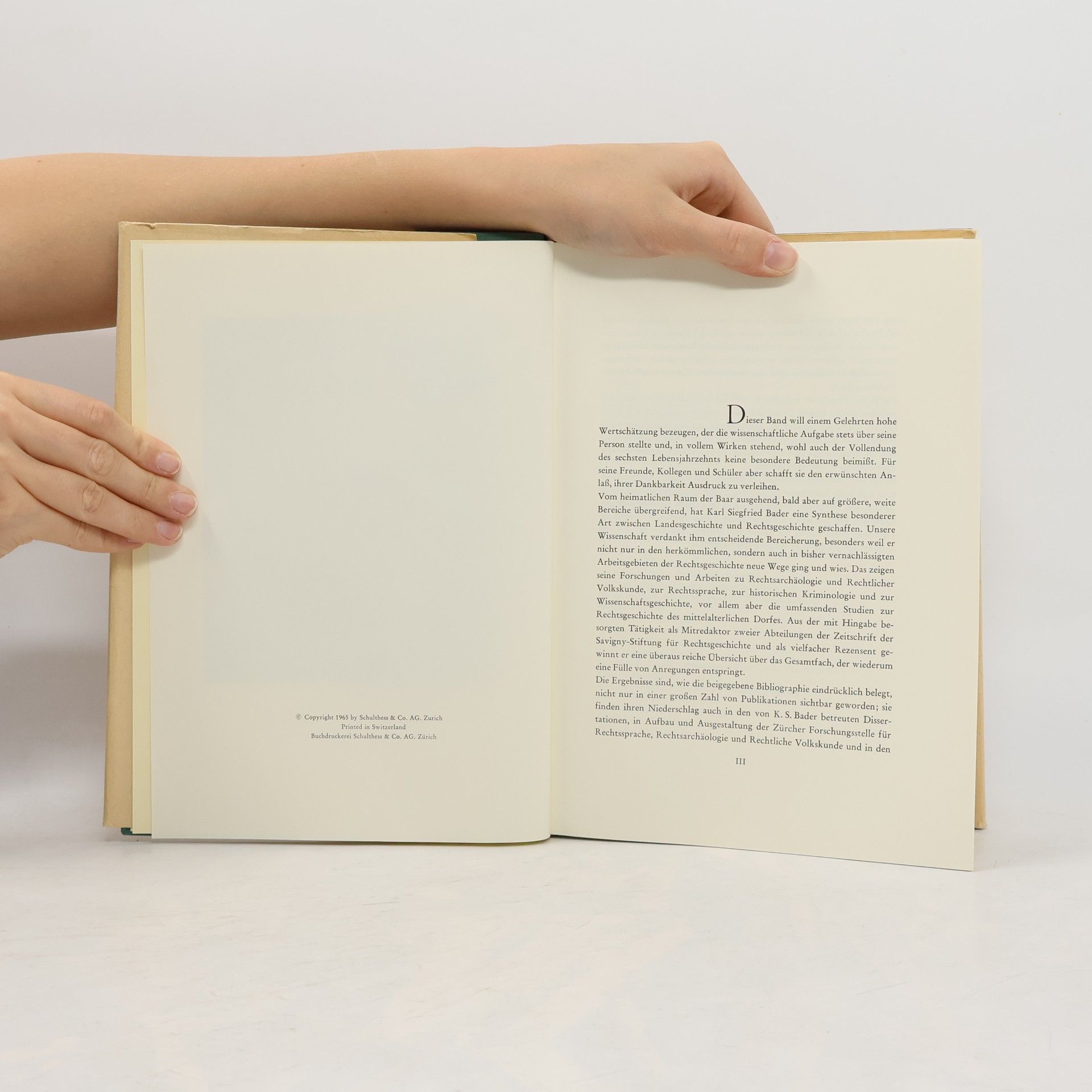kolektiv Festschrift Karl Siegfried Bader