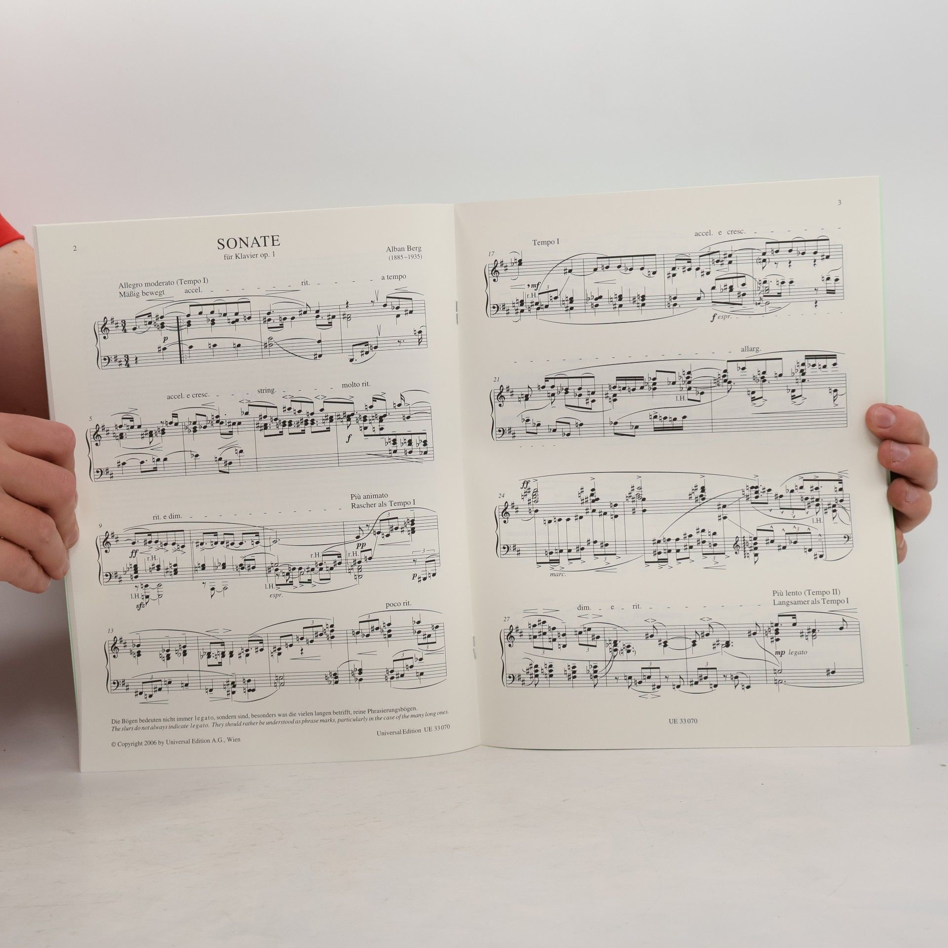 Alban Berg Alban Berg Gesamtausgabe - 1: Sonate für Klavier, Op. 1 - Neuausgabe von Klaus Lippe