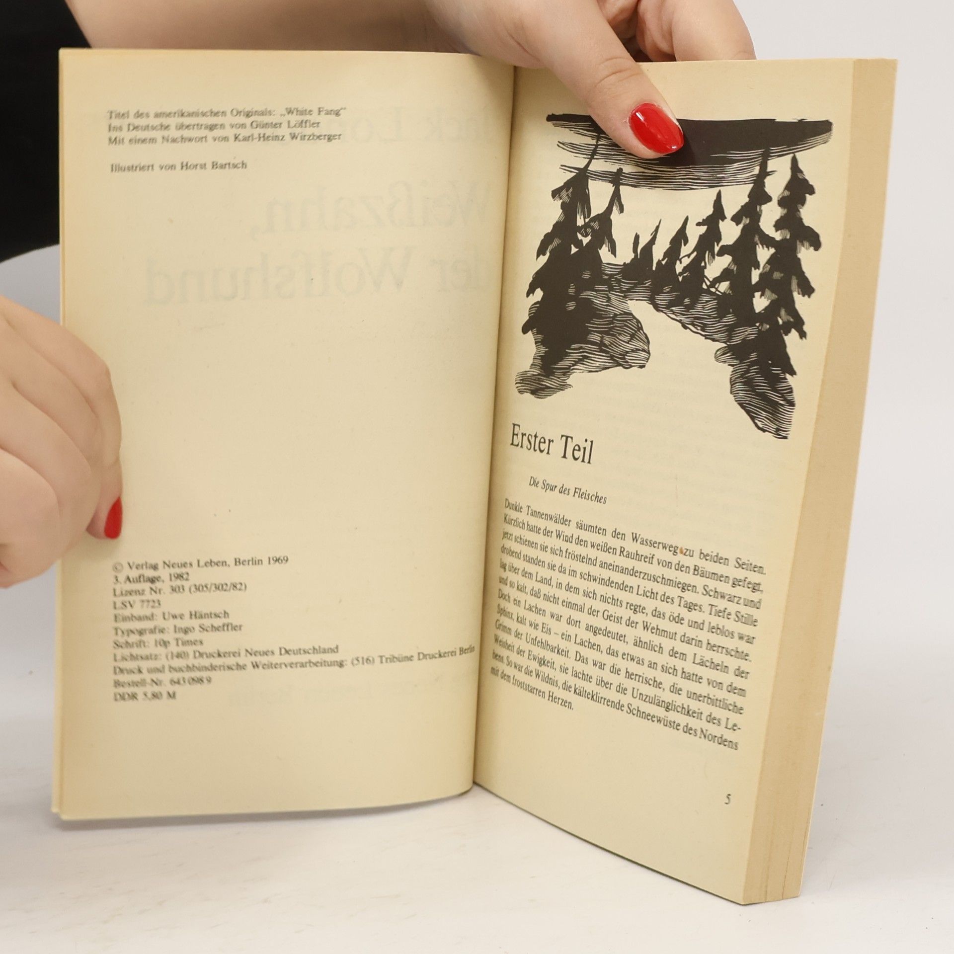 Jack London Weißzahn, der Wolfshund