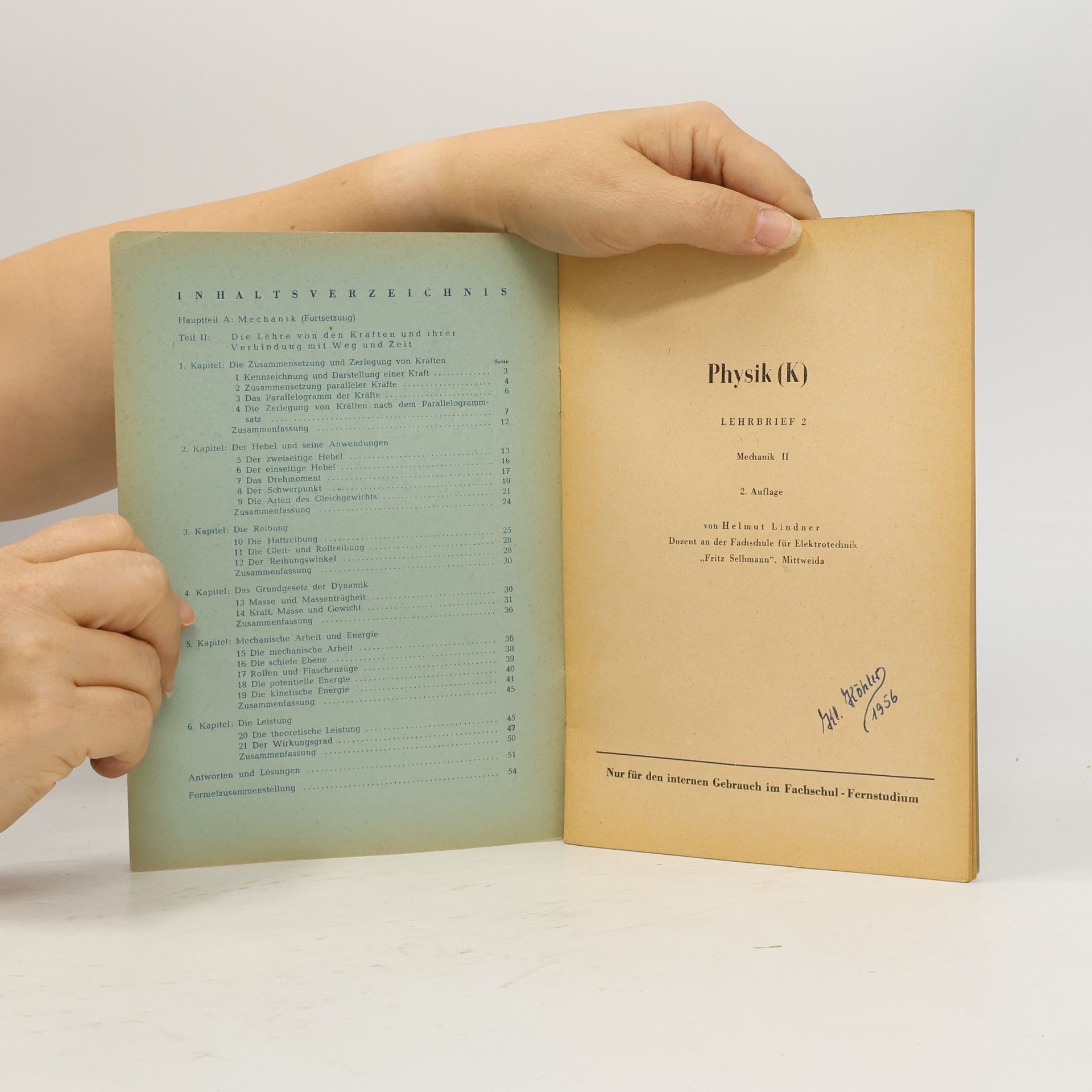 H. Lindner Physik (K)