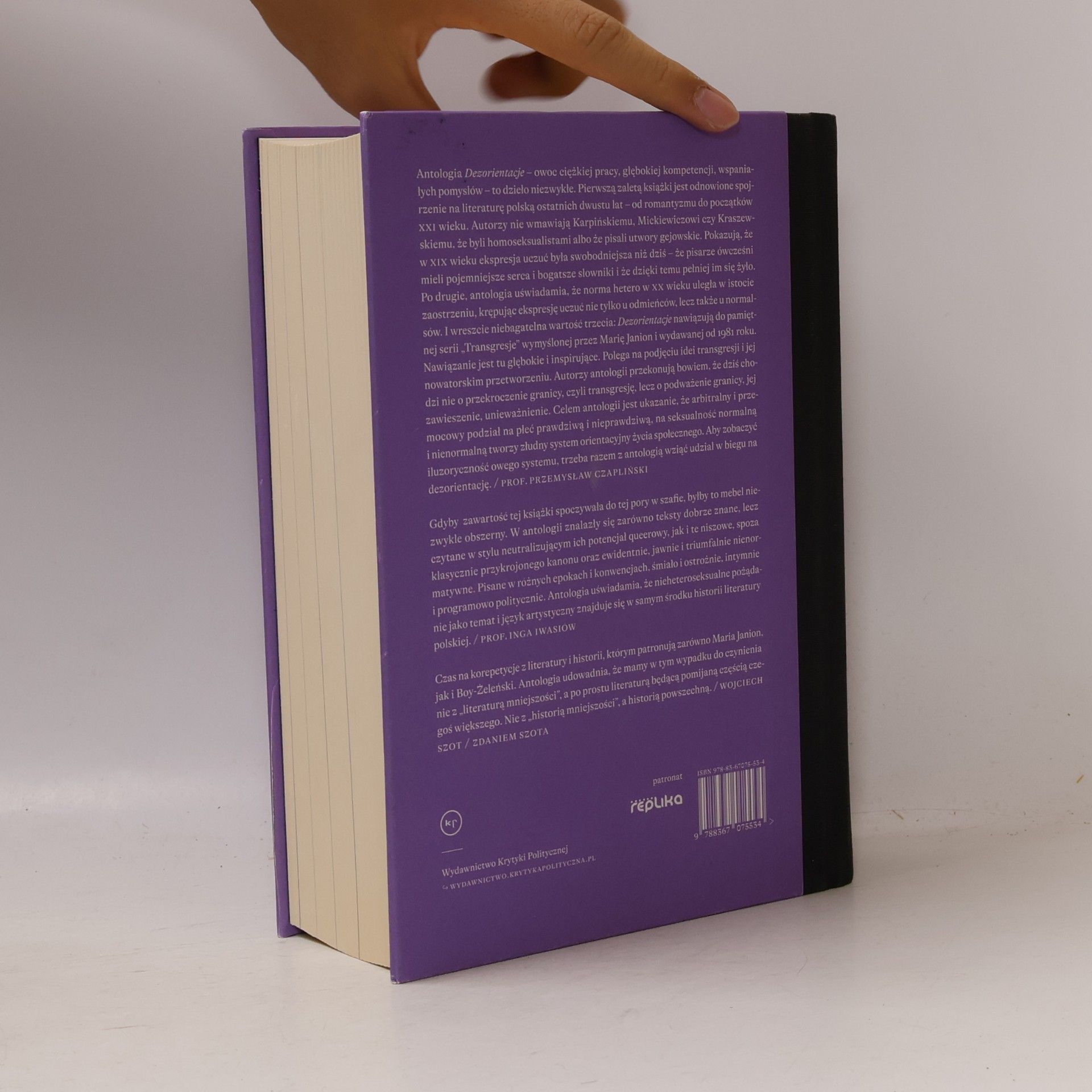 Alessandro Amenta Dezorientacje. Antologia polskiej literatury queer