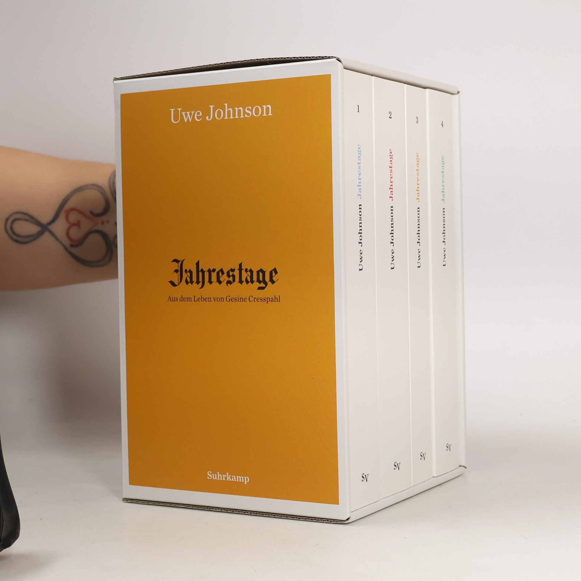 Uwe Johnson Jahrestage, 4 Bde.