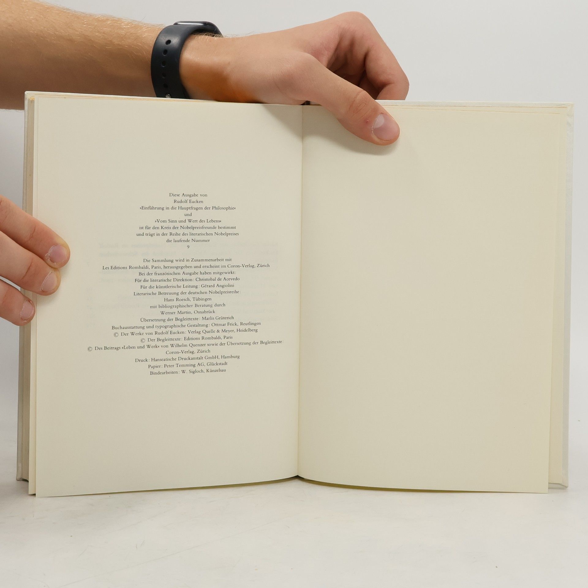 Rudolg Eucken Philosophische Schriften