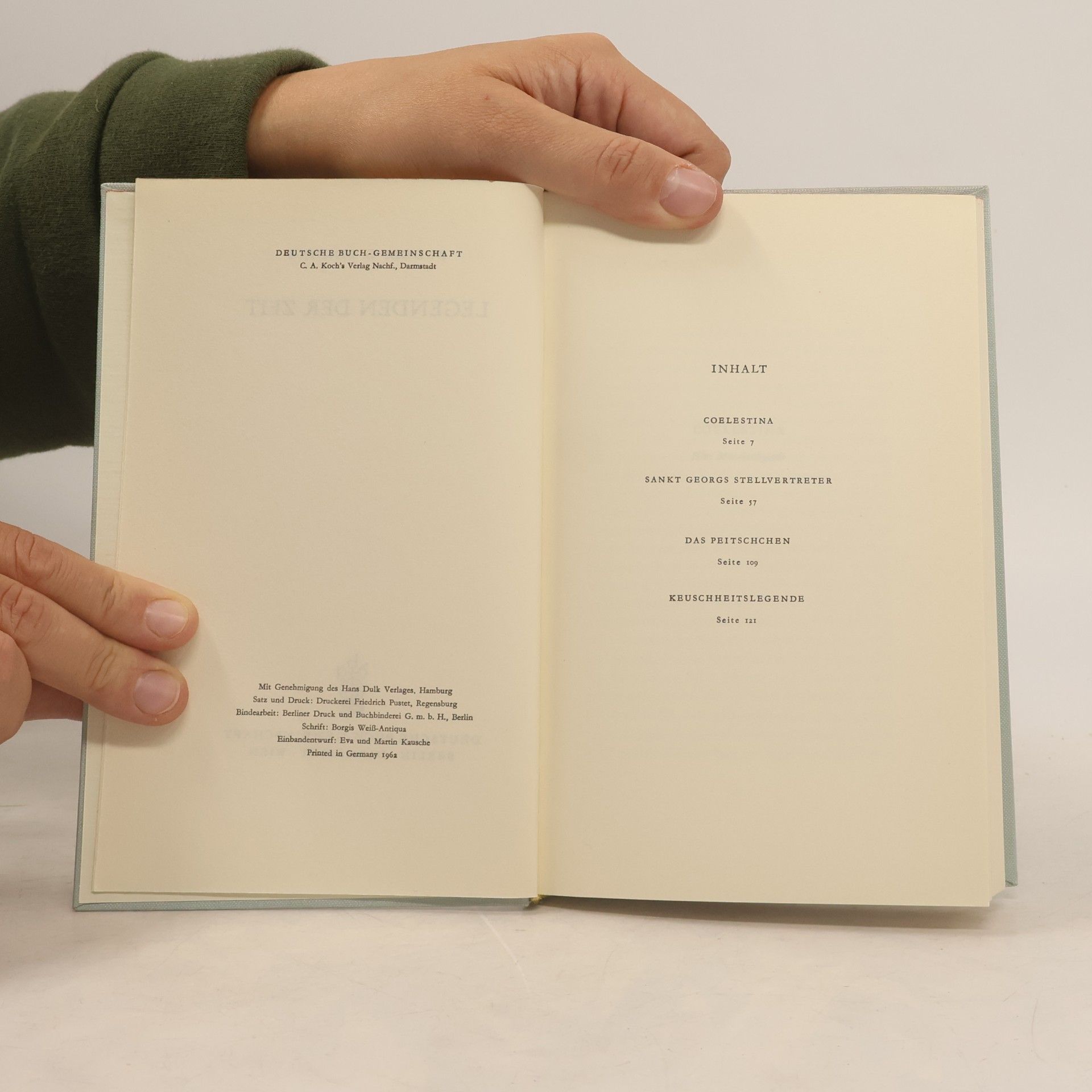 Rudolf Georg Binding Die Geige