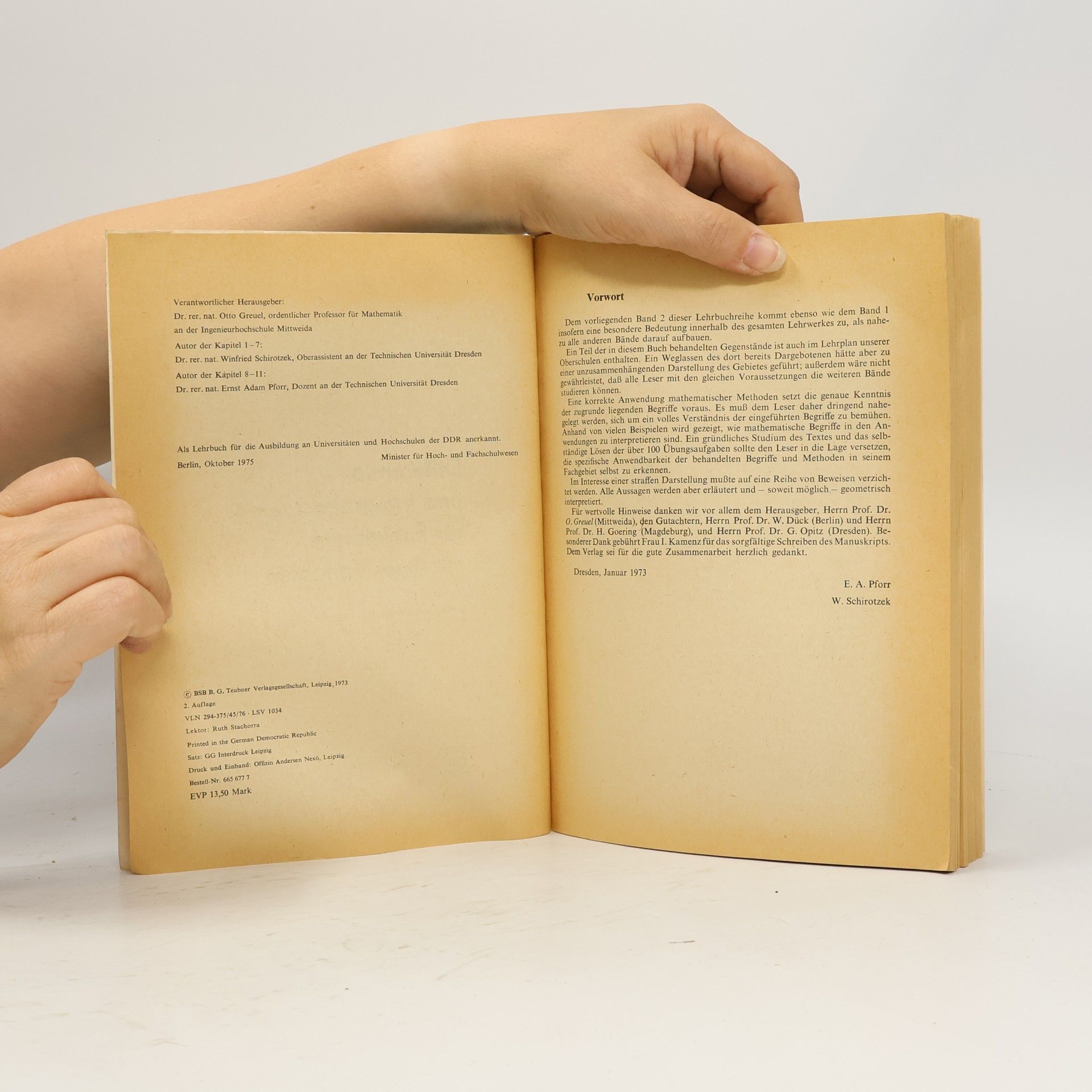 Winfried Schirotzek Mathematik 2