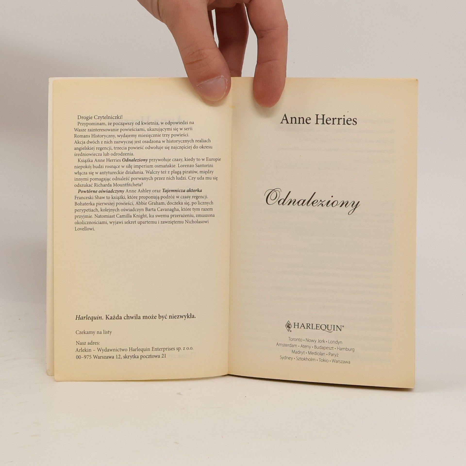 Anne Herries Odnaleziony