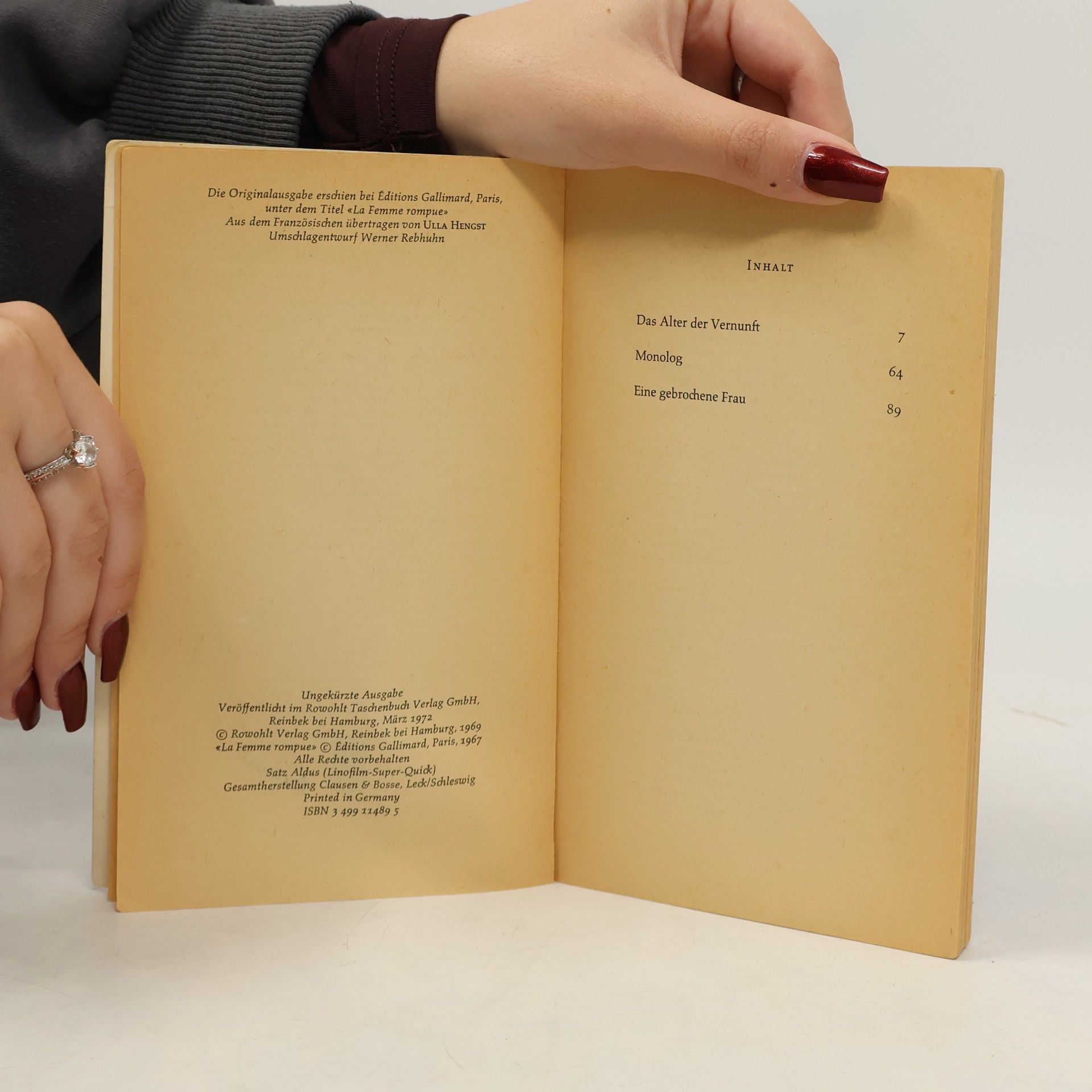 Simone Beauvoir Eine gebrochene Frau