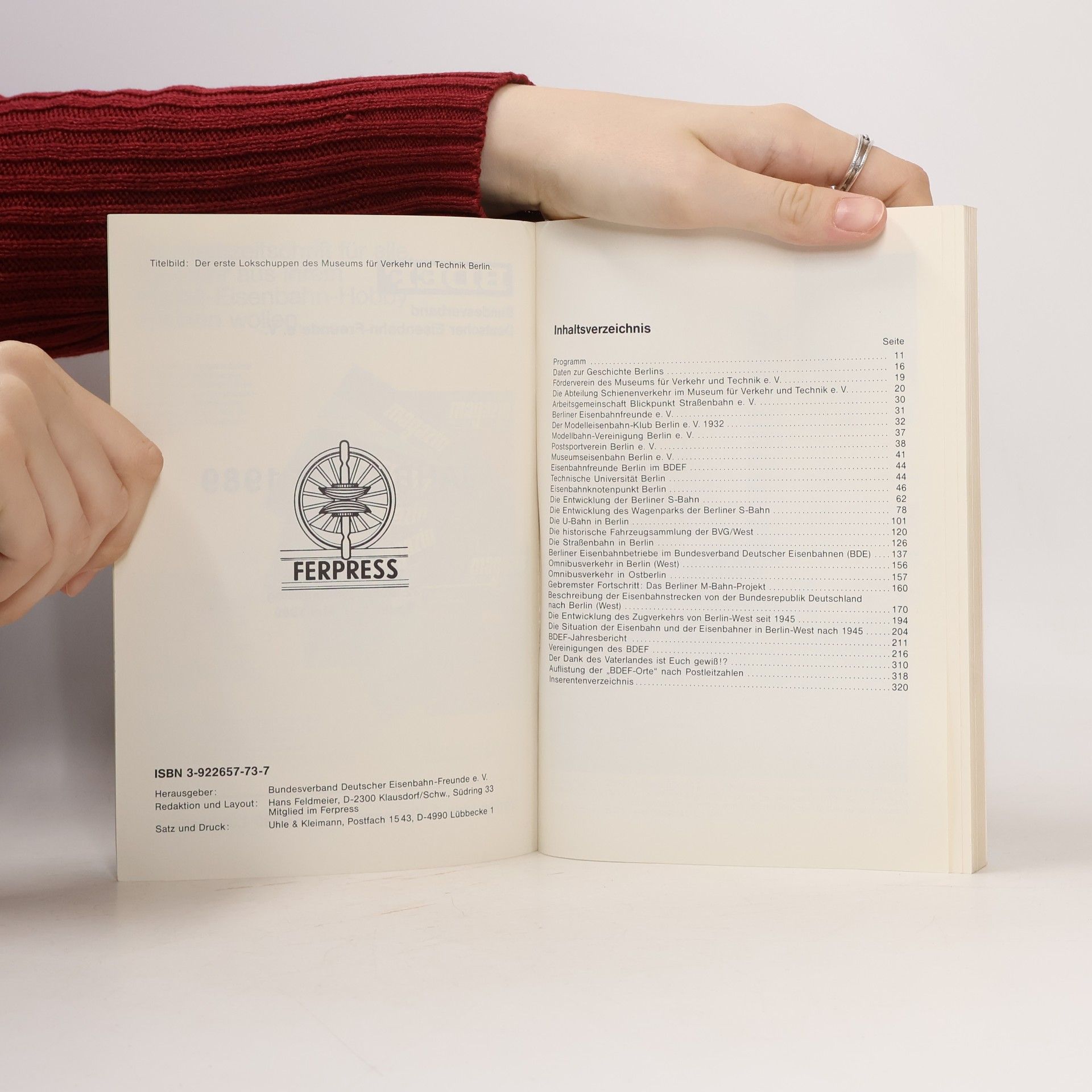 BDEF-Jahrbuch 1989. Tagungsprogramm Berlin 4. bis 7. Mai