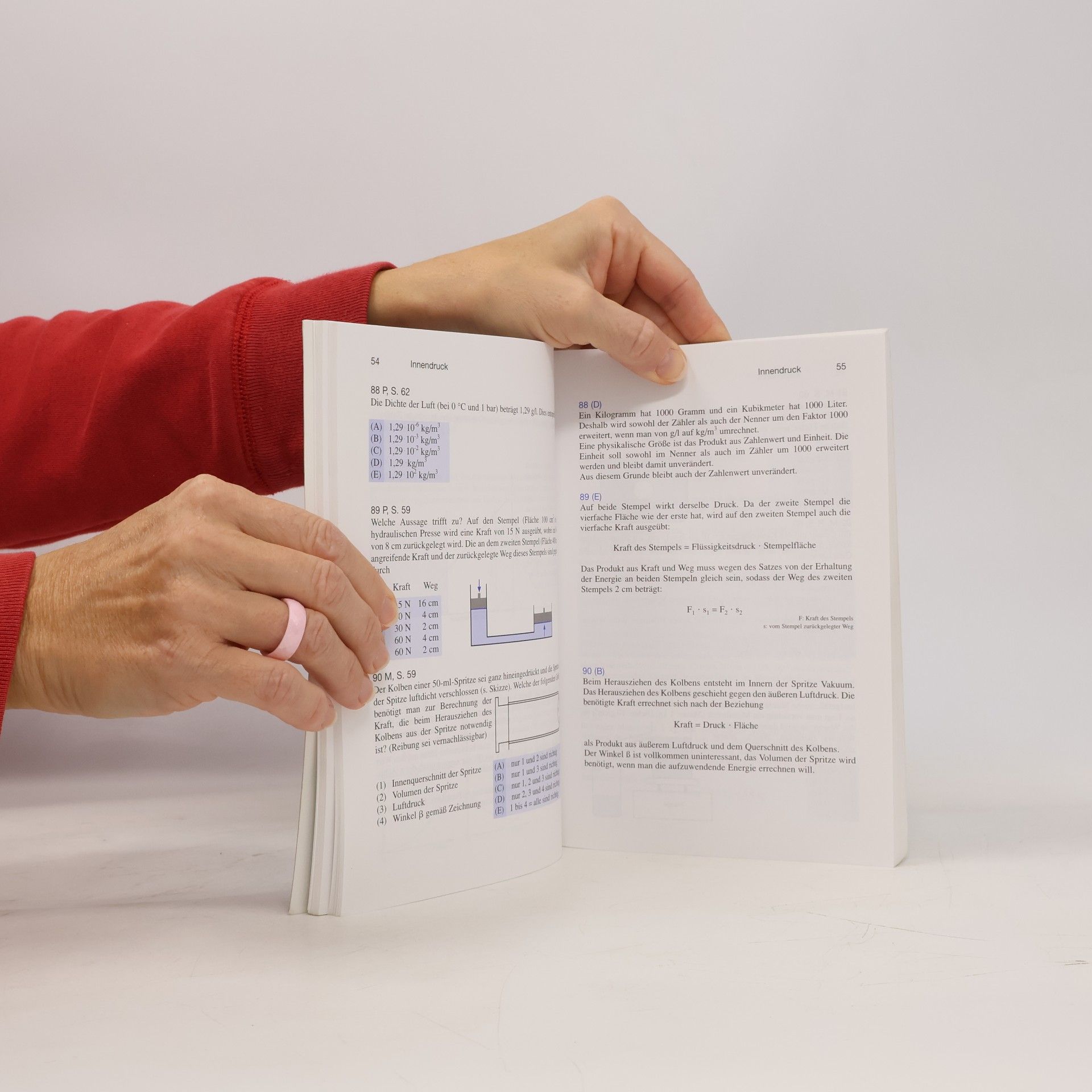 Volker Harms Übungsbuch Physik für Mediziner und Pharmazeuten