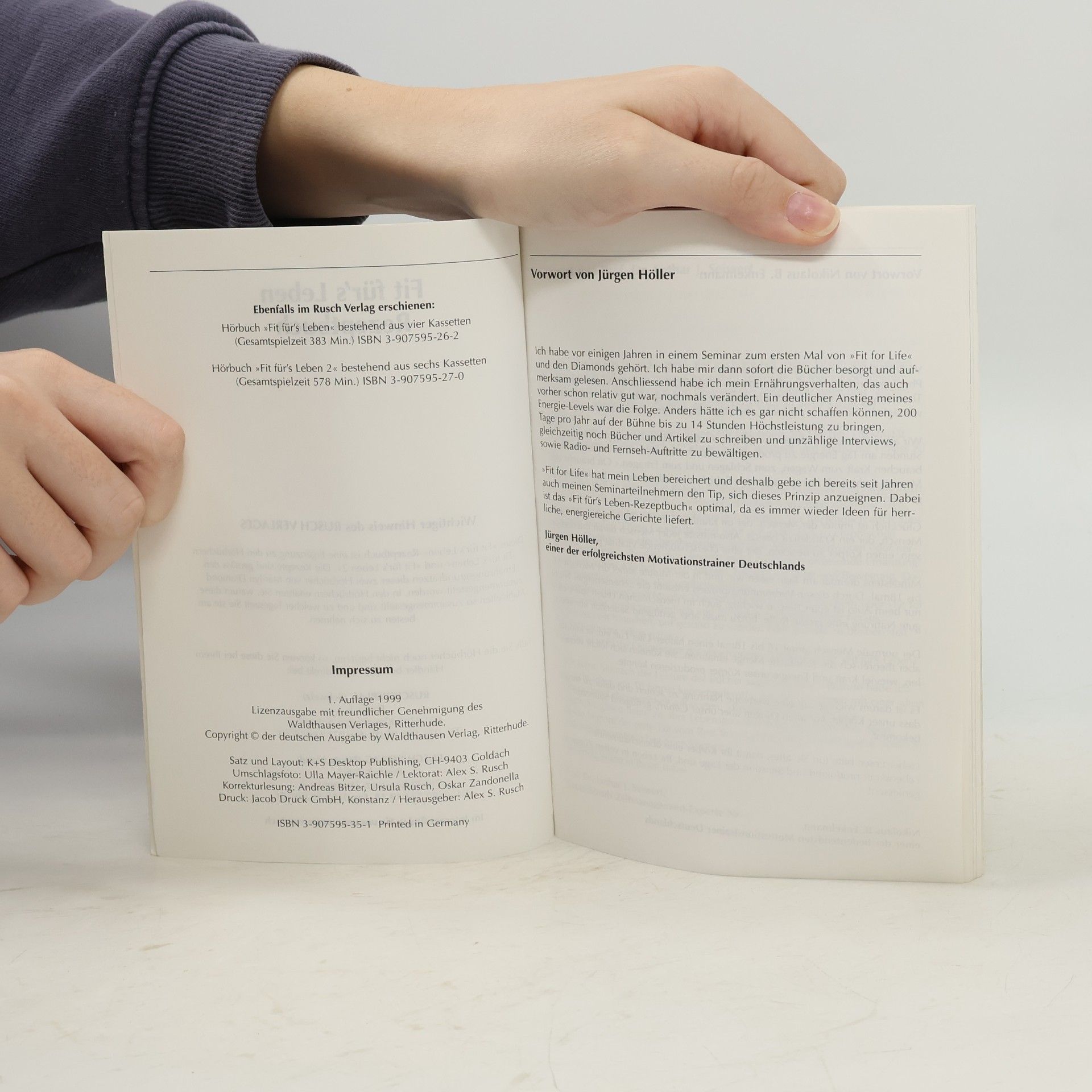 Marilyn Diamond Fir für's leben Rezeptbuch