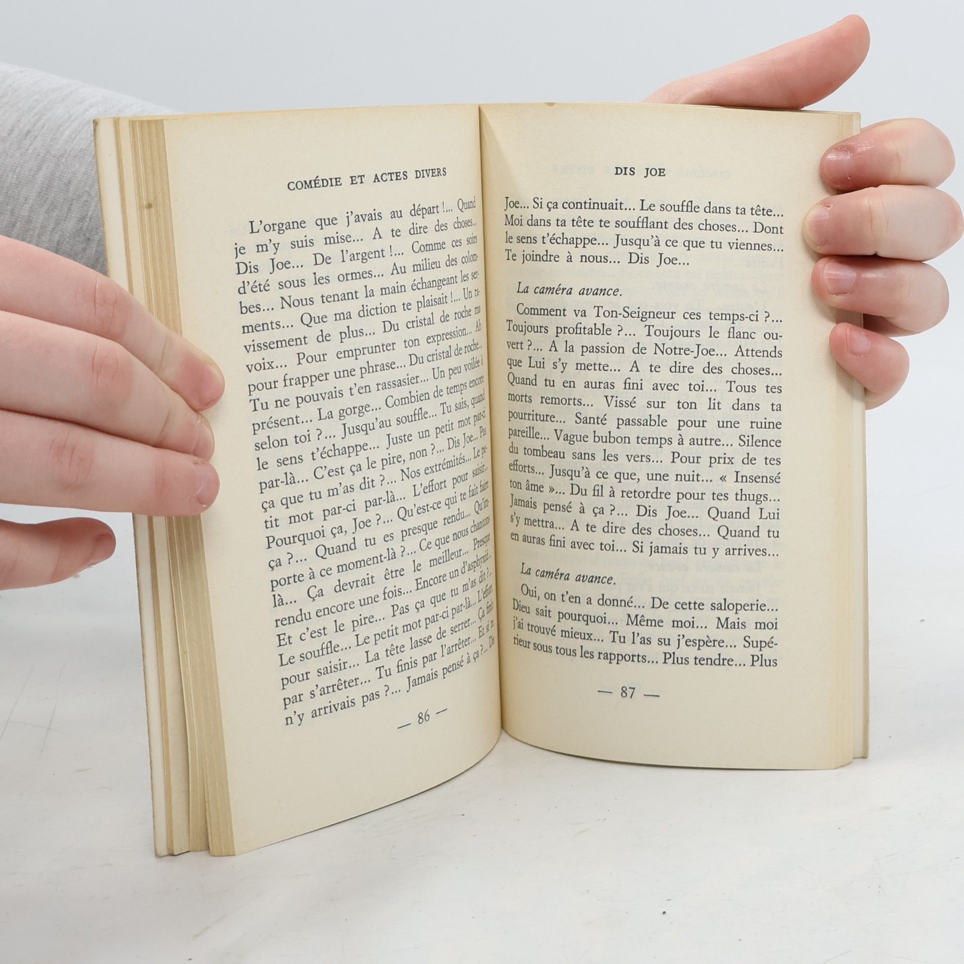 Samuel Beckett Comédie et actes divers