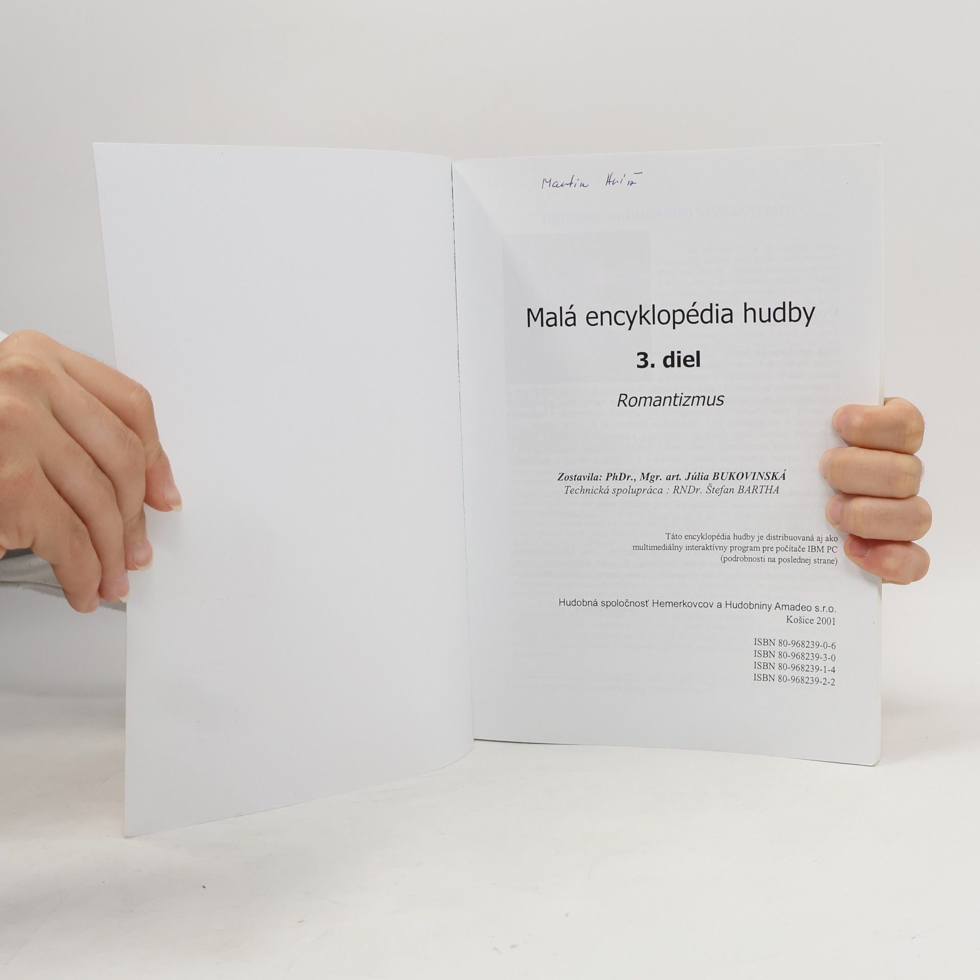 Júlia Bukovinská Malá encyklopédia hudby 3. diel