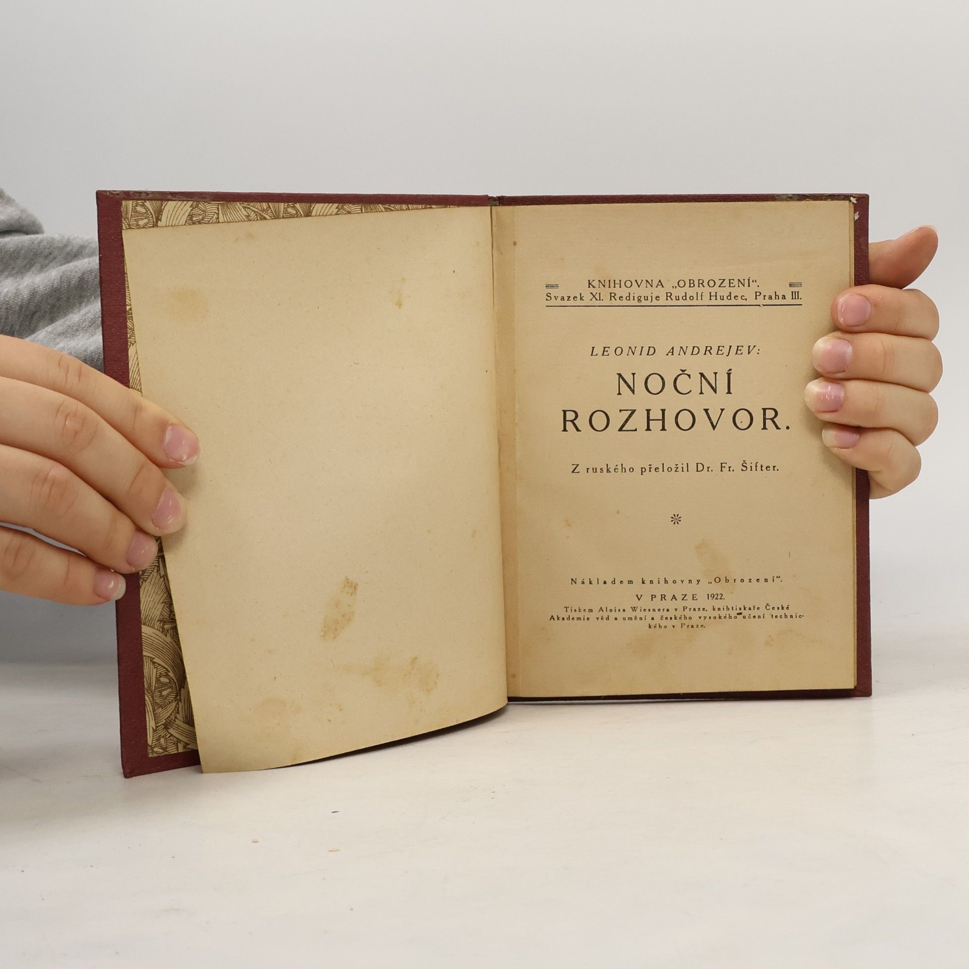 Leonid Andrejev Noční rozhovor