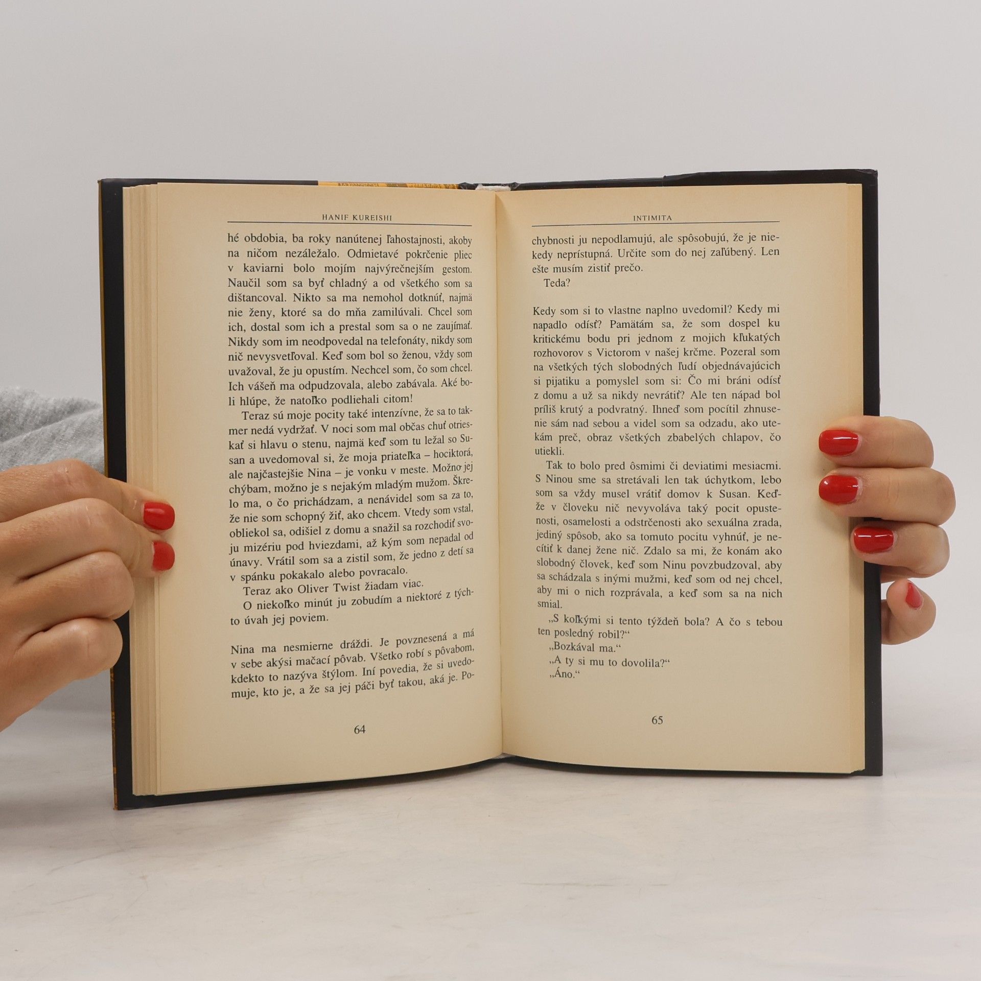 Hanif Kureishi Intimita