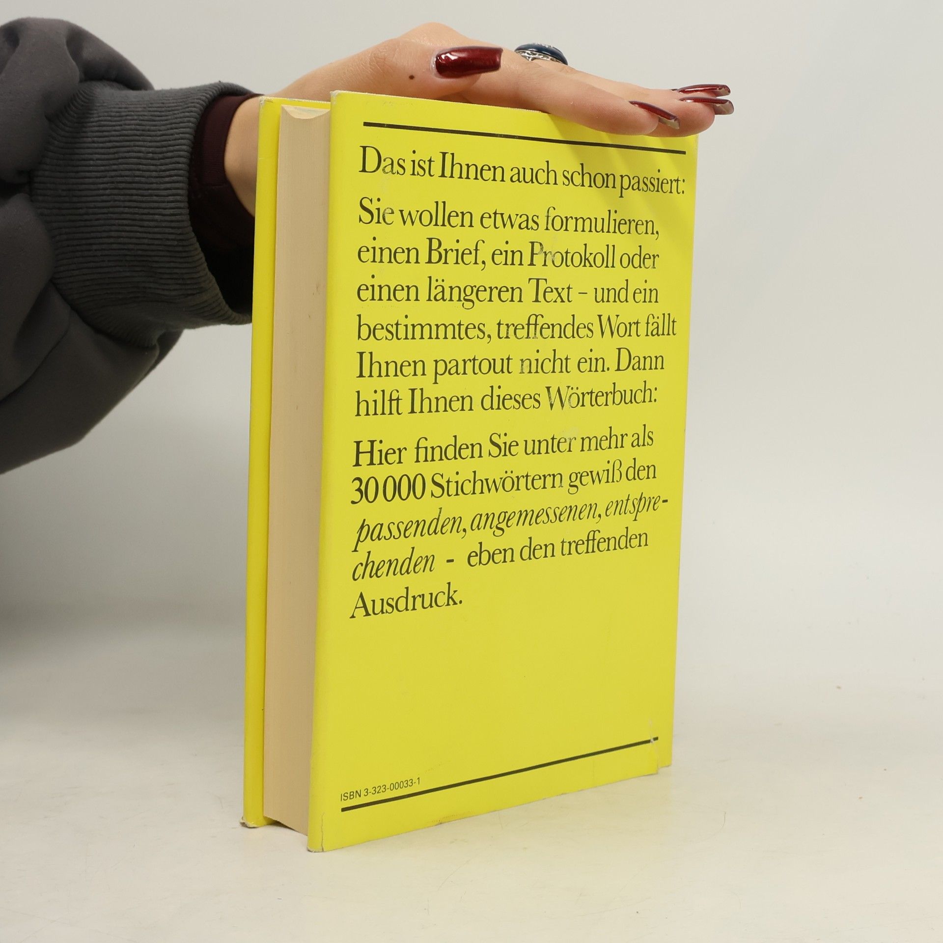 MarieElisabeth Fritze Synonymwörterbuch : sinnverwandte Ausdrücke der deutschen Sprache