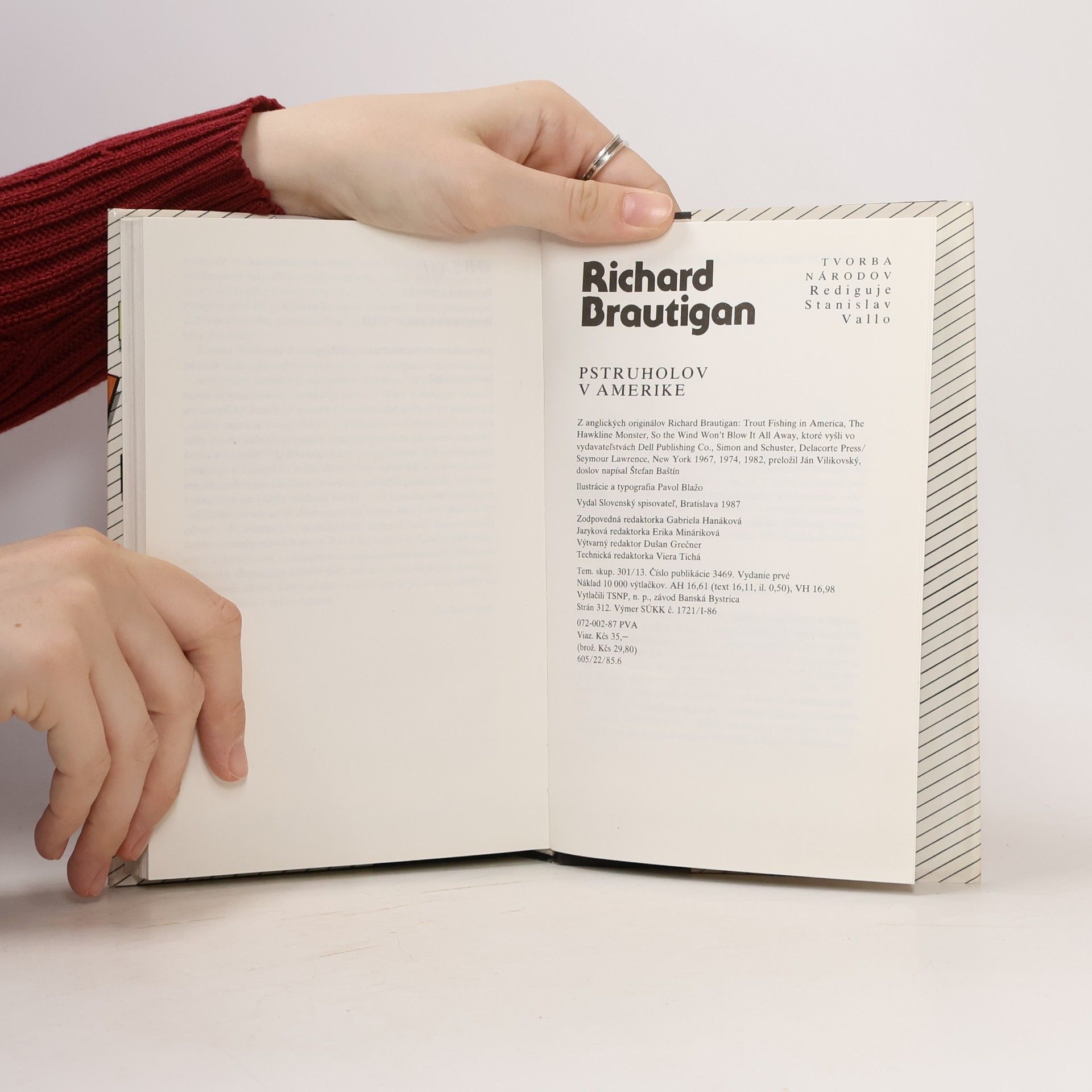 Richard Brautigan Pstruholov v Amerike